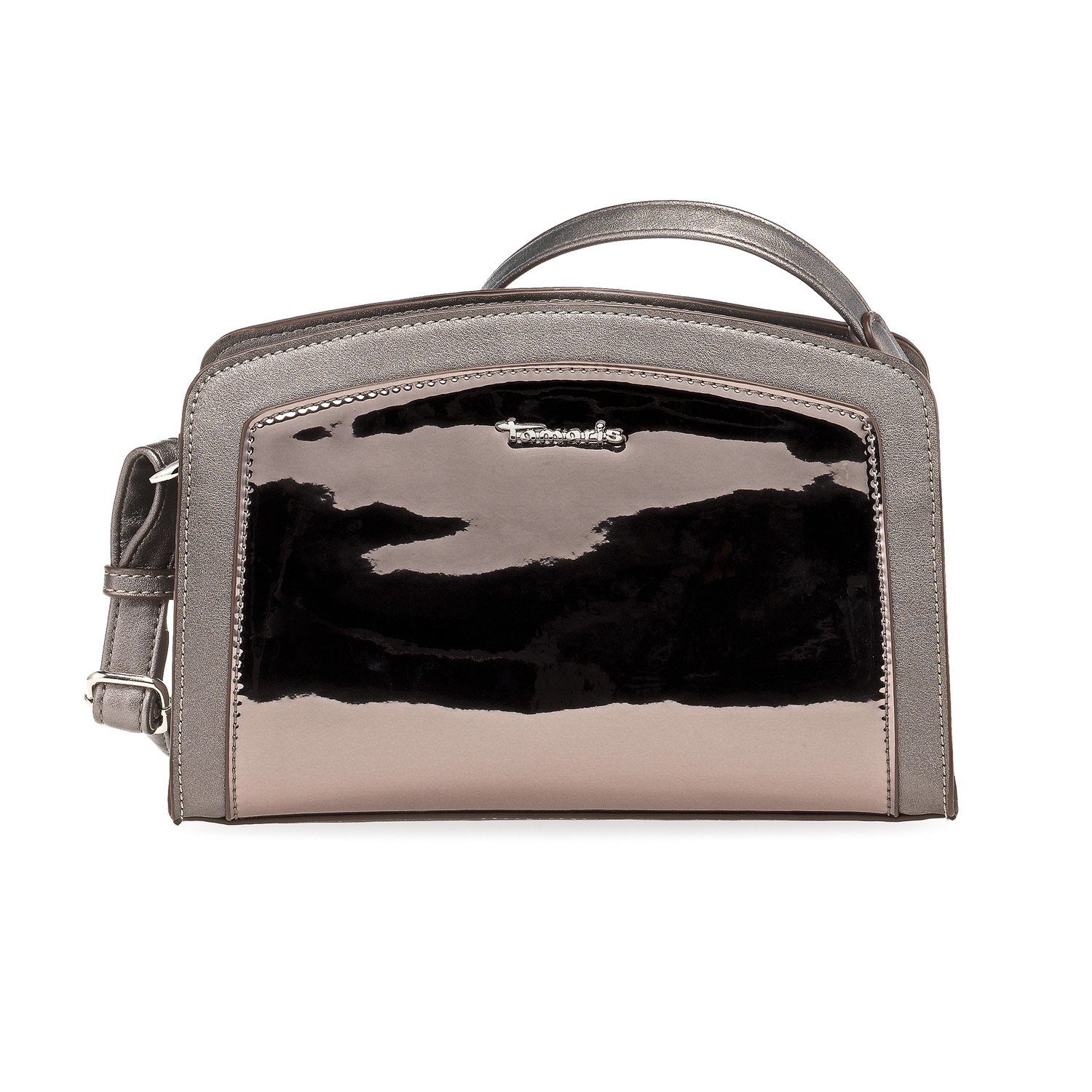 Tamaris Umhängetasche Elsa (Set), Damen Handtasche Crossbody Bag Umhängetasche pewter comb.