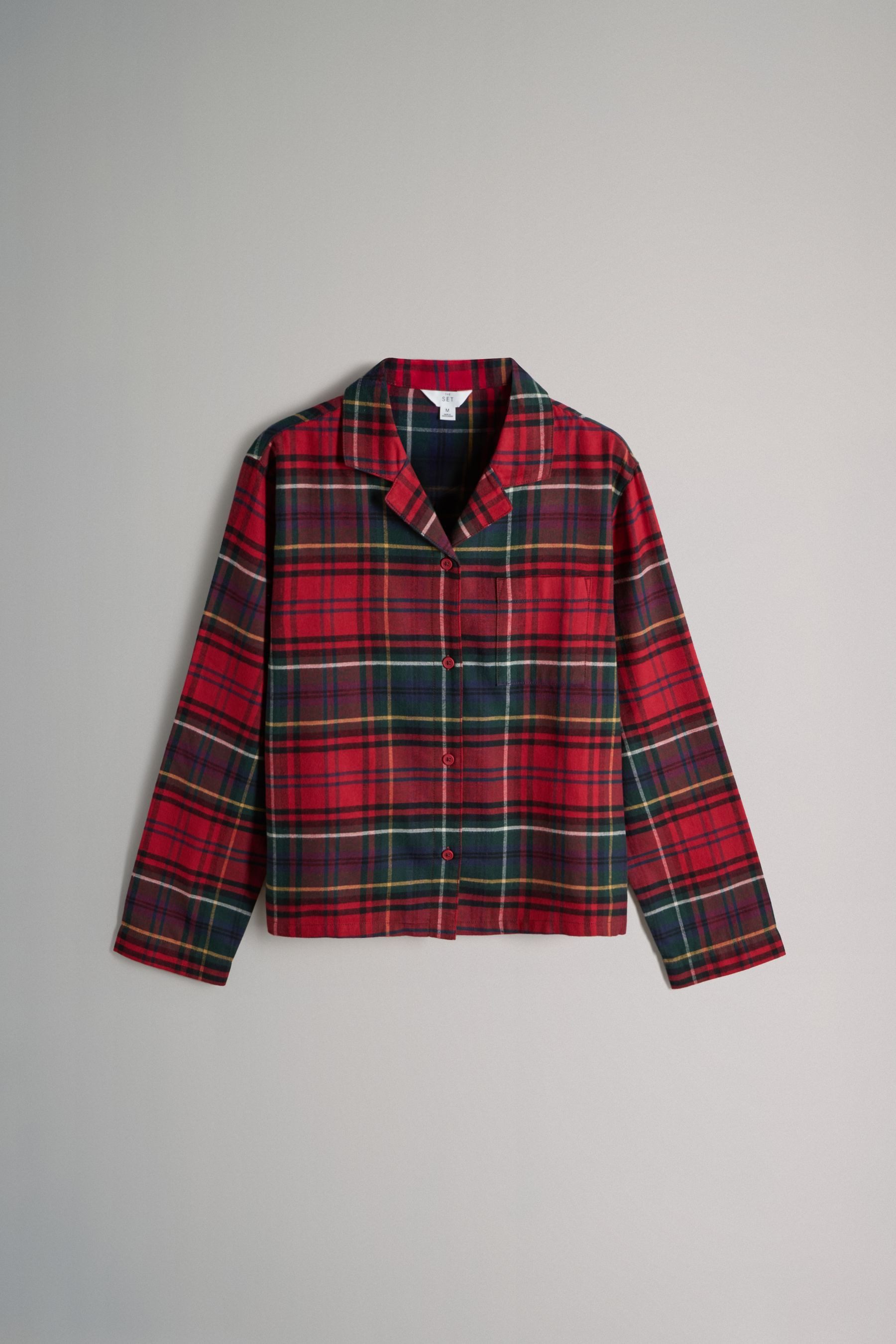 The Set Pyjama The Set Karo-Flanellschlafanzug, 2er-Pack (4 tlg) günstig online kaufen