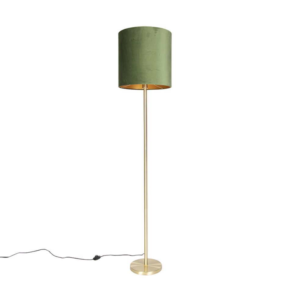 Qazqa Stehlampe Simplo, ohne Leuchtmittel, E27, günstig online kaufen