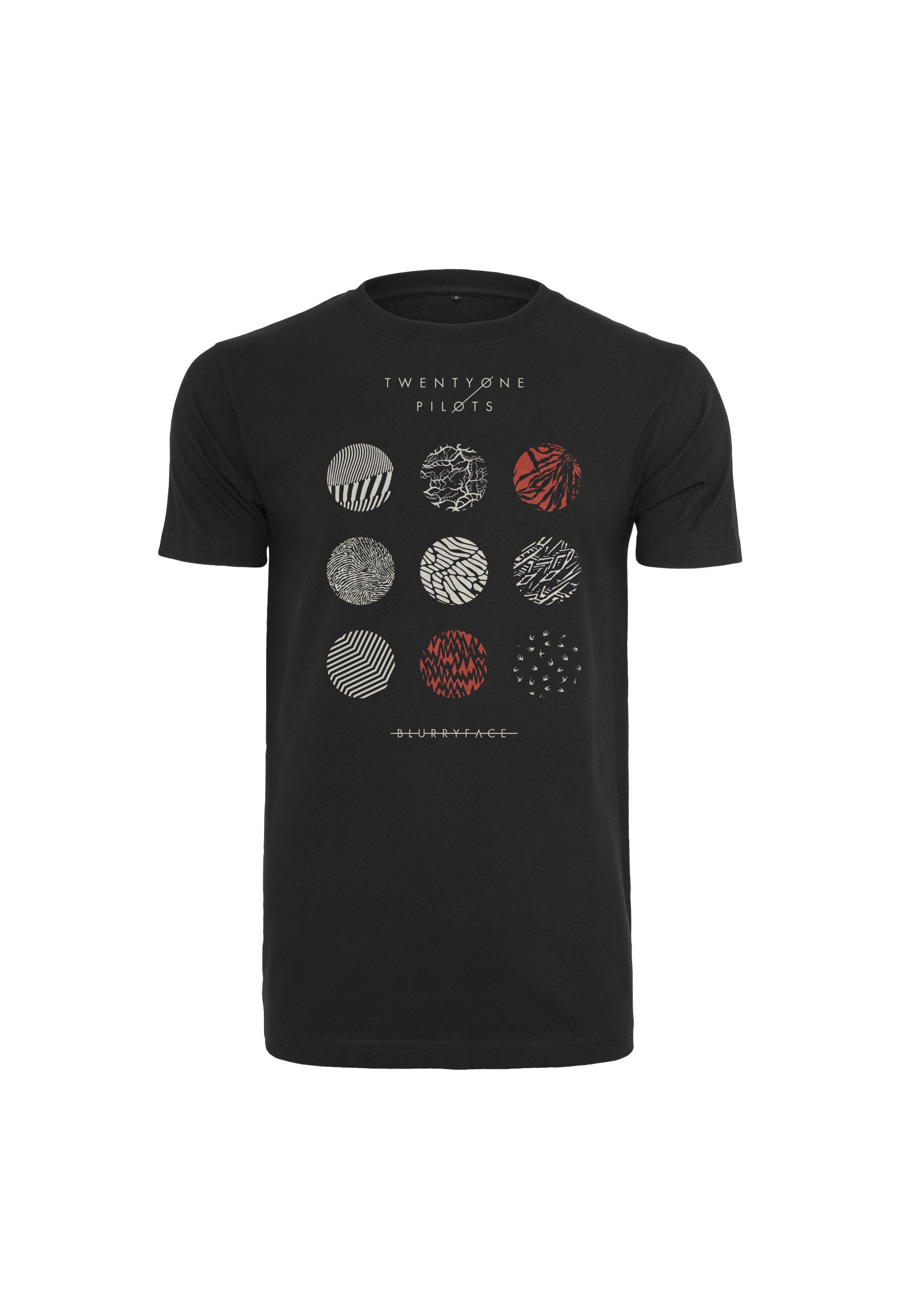 T-Shirt Merchcode Herren Twenty One Pilots Pattern Circles Tee