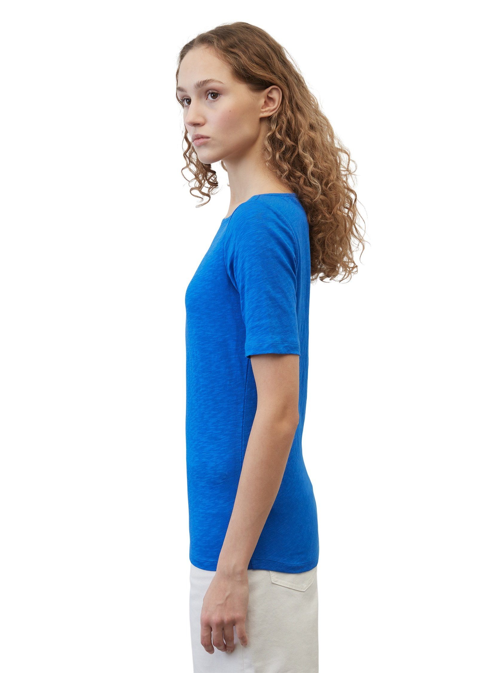 Marc O'Polo T-Shirt Organic aus blue Cotton-Qualität