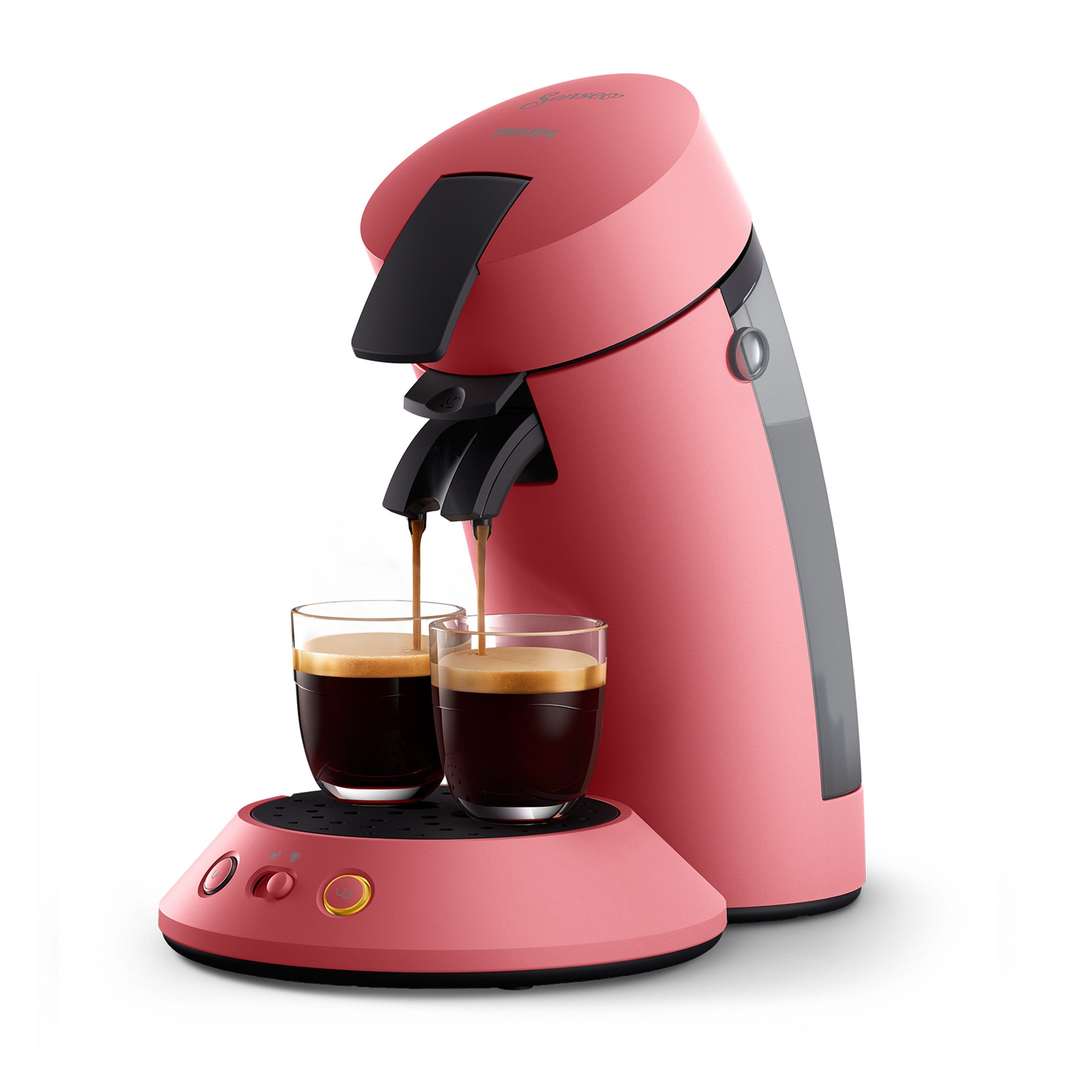 Philips Senseo Kaffeepadmaschine Original Plus CSA210/35, mit zwei Kaffee-Einstellungen, aus 28% rec. Plastik
