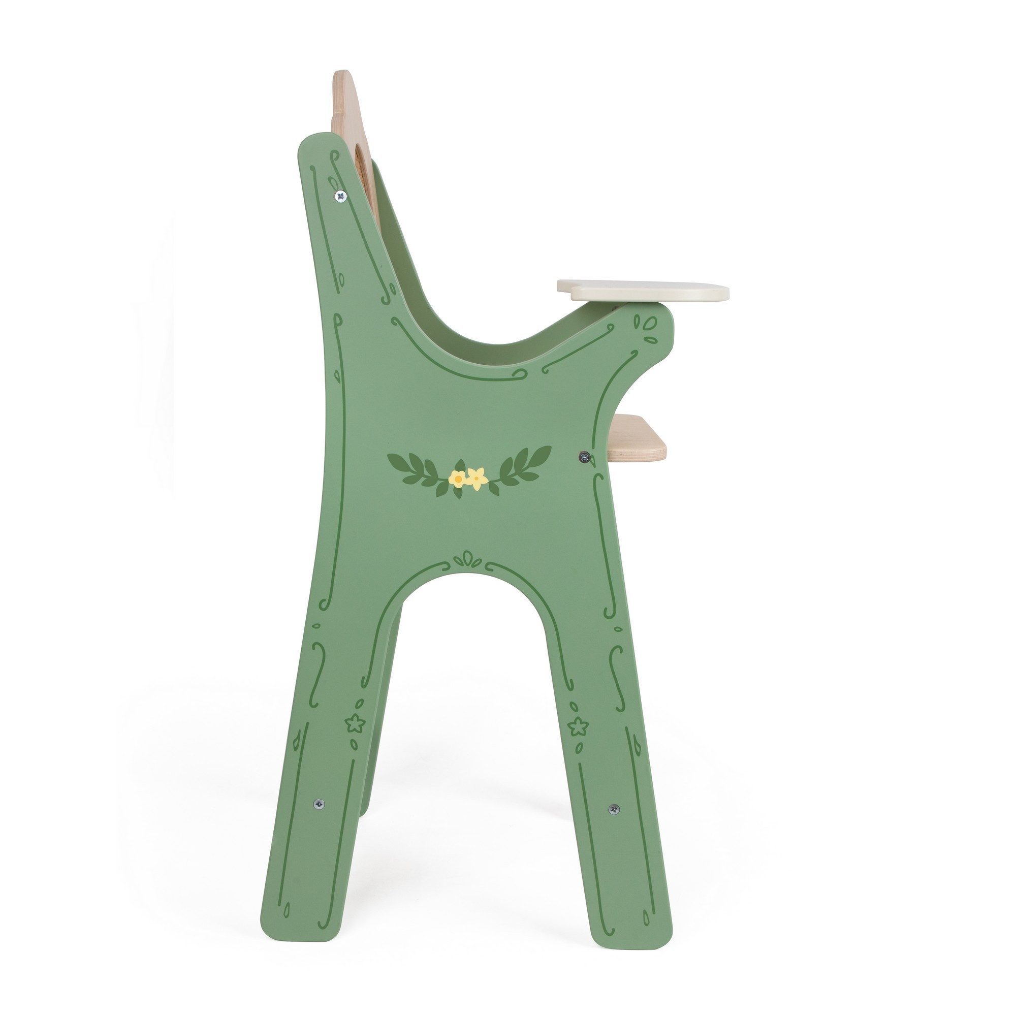 Classic World Puppenhochstuhl Classic World - Hochstuhl Vintage - 24,3x32,9x61,9cm - ab 3 Jahre