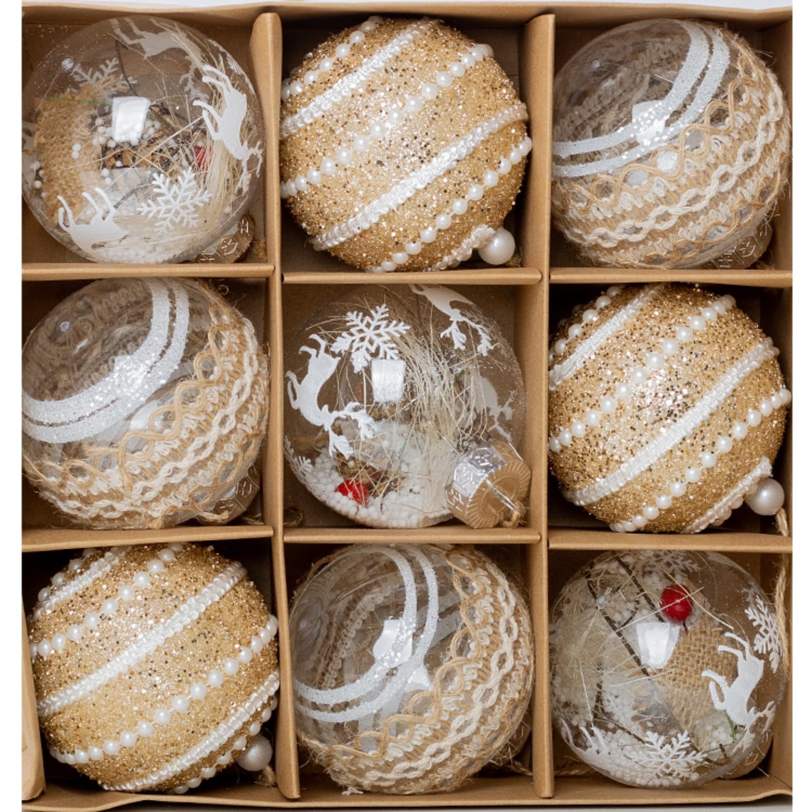 M&W DAS DESIGN Weihnachtsbaumkugel Weihnachtskugeln Christmas Decorations 3 günstig online kaufen