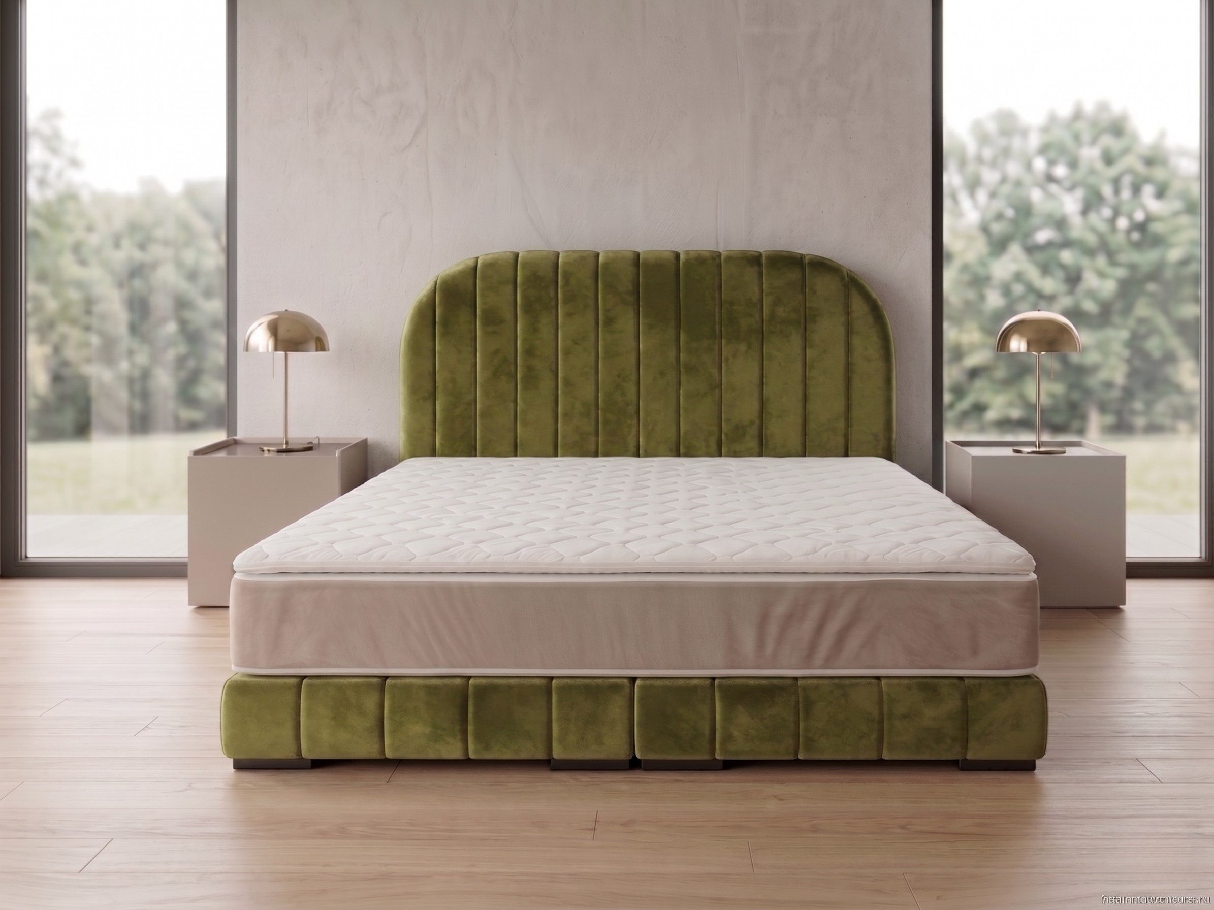 A&J MöbelLand GmbH Polsterbett LEON mit Kopfteil - Stilvolles Bettgestell für Ihr Schlafzimmer (Länge: 209 cm, Höhe Kopfteil: 110 cm, 4 Kopfteil-Varianten, 7 Größen zur Auswahl, Modernes Design, TOP ANGEBOT!, Inklusive Bettgestell), Komplettgestell-Set