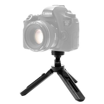cofi1453 Mini-Telefonständer Kamera-Stativ Selfie-Stick GoPro Griff schwarz Selfiestick