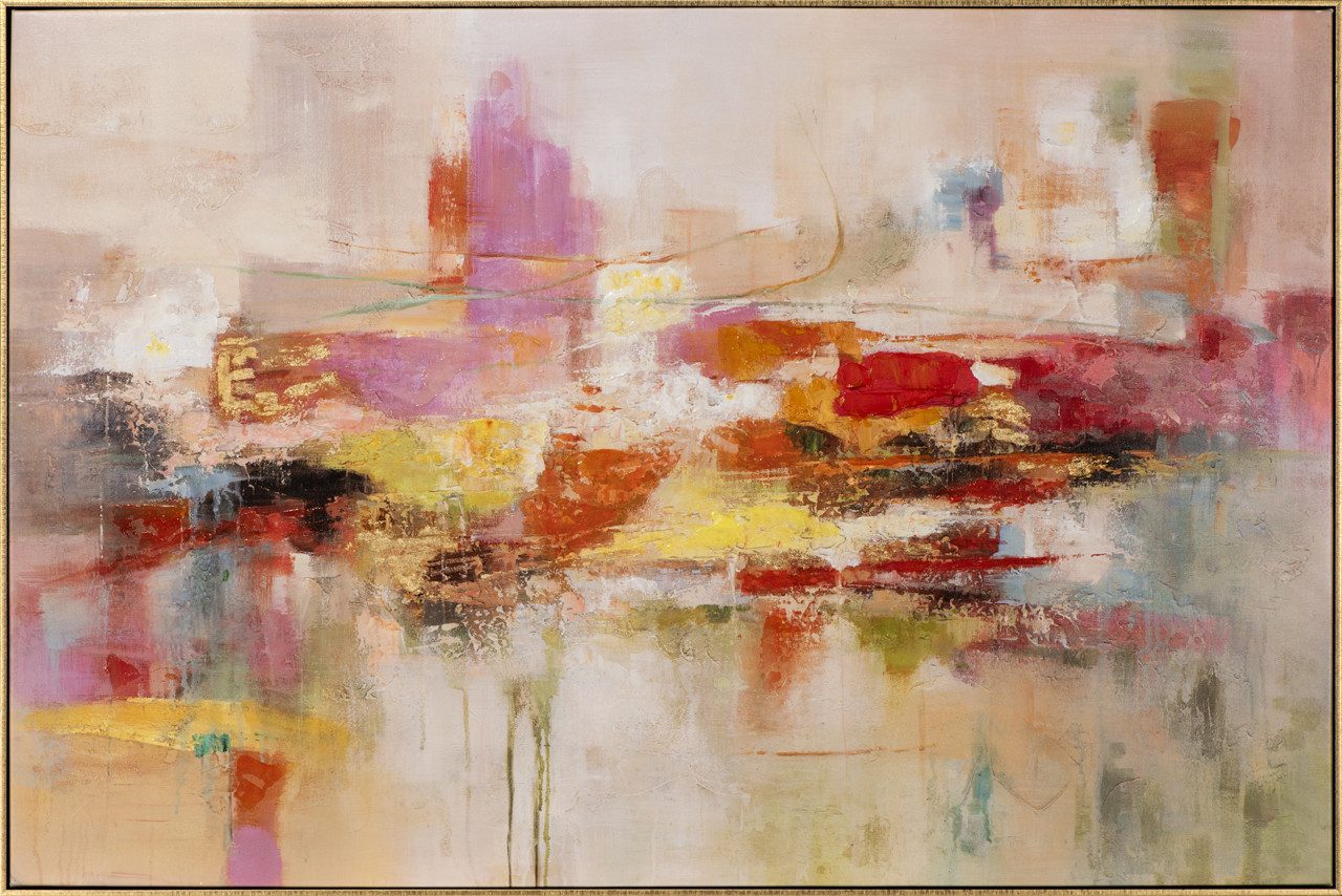 ArtUniverse Gemälde Leinwandbild Light Impulses 80 x 120 cm, Abstrakt