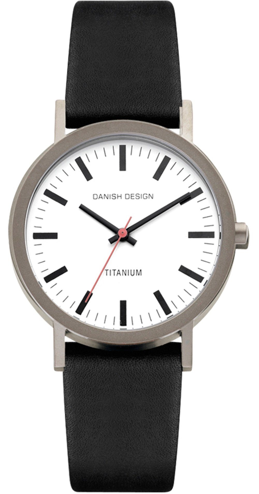Danish Design Quarzuhr Designuhr Damen im Bahnhofslook
