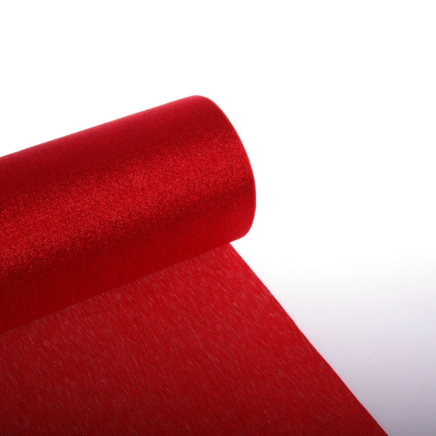 Deko AS Tischläufer Shabby-Chic-Deluxe - 200mm - 20m - Rot - 700200-200-20-9 (1-tlg, 1 Rolle Tischläufer), Strapazierfähig