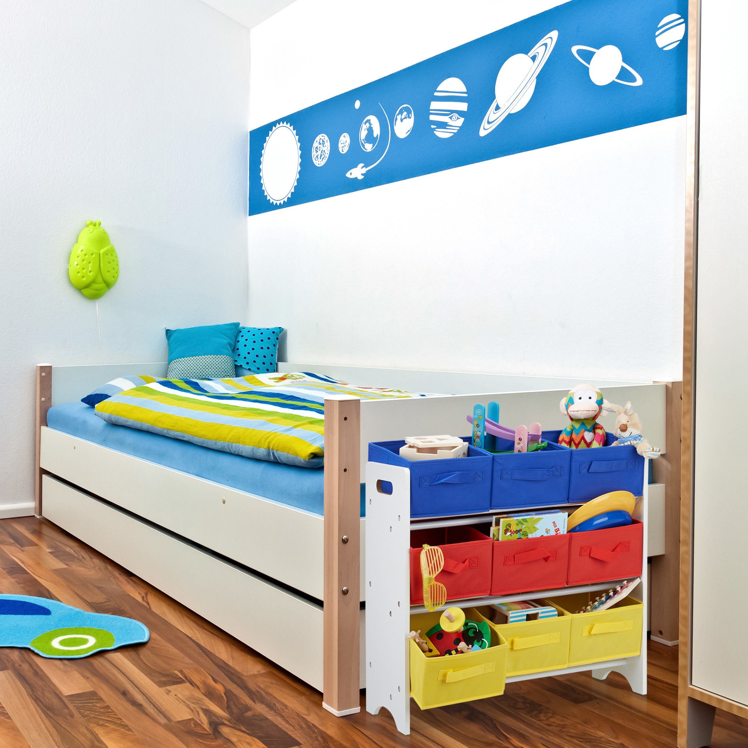 relaxdays Standregal Kinderregal mit Boxen günstig online kaufen