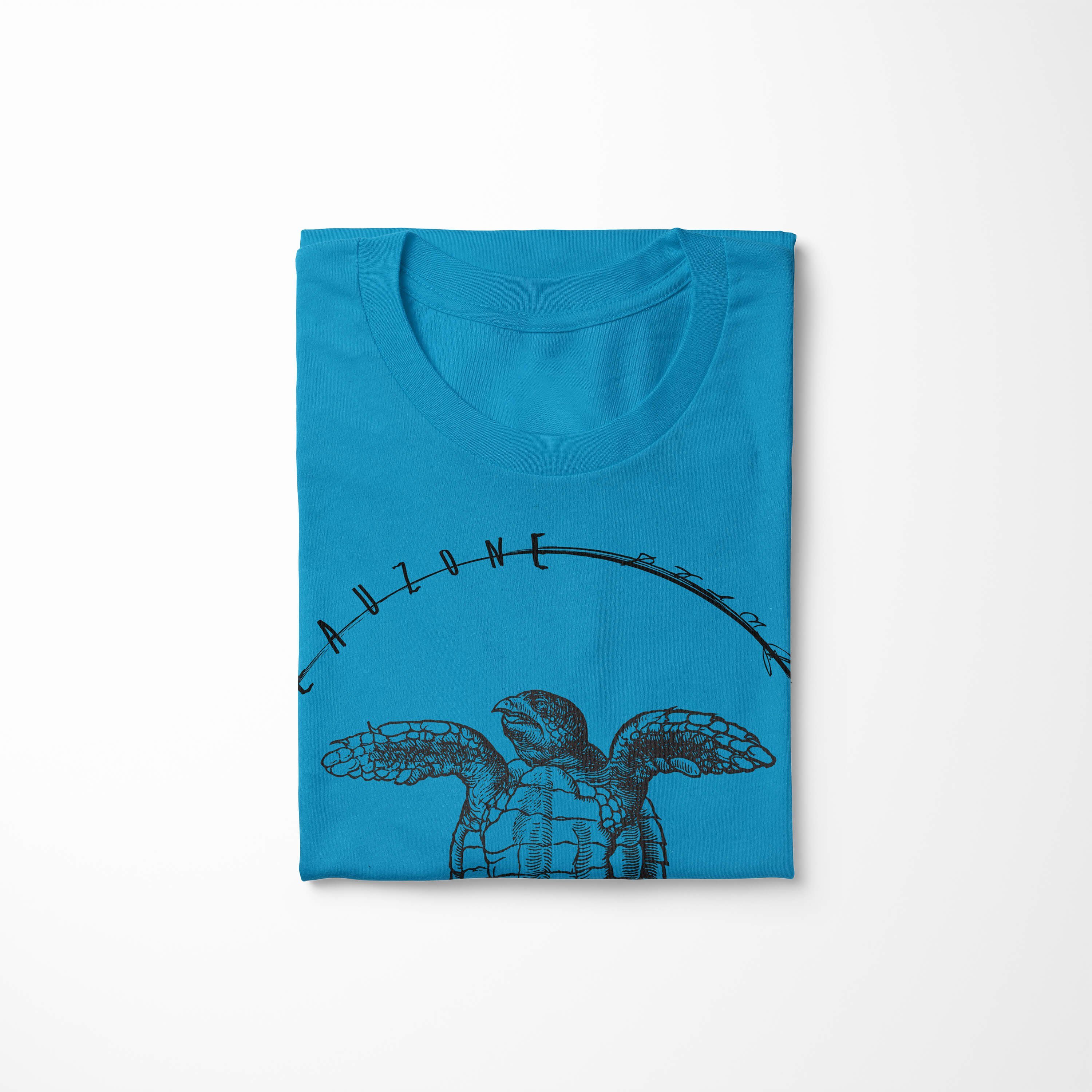 Struktur Atoll Creatures, sportlicher / feine Art Fische T-Shirt Tiefsee Schnitt - Serie: 048 Sinus Sea T-Shirt Sea und