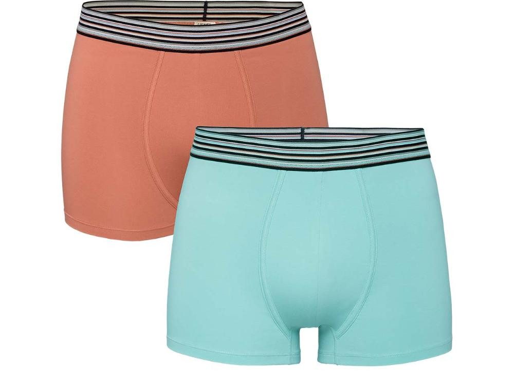 Boxershorts Living Crafts 2er-Pack Bio-Herren-Boxershorts 'RIC