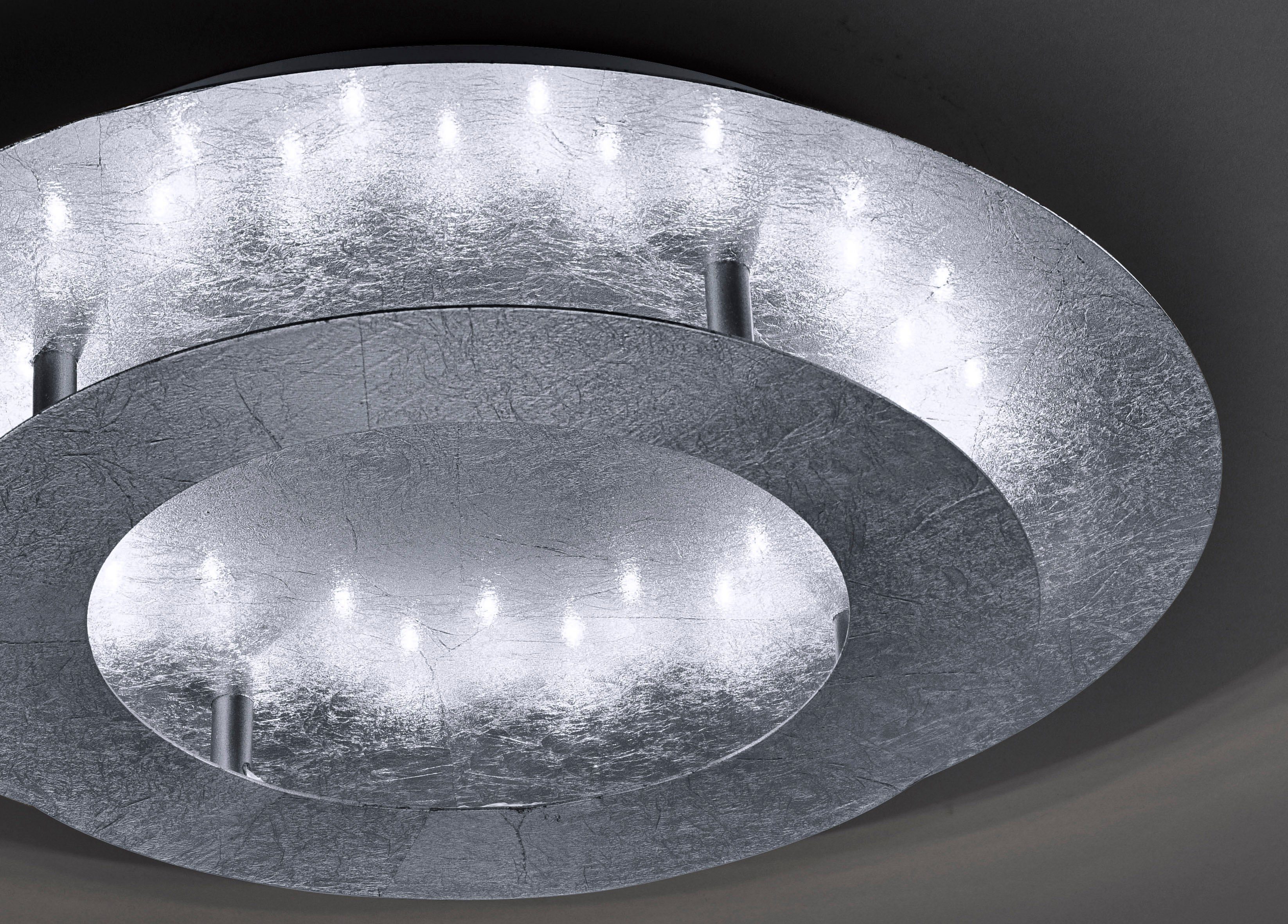 Paul Neuhaus fest LED NEVIS, integriert, Deckenleuchte LED Warmweiß