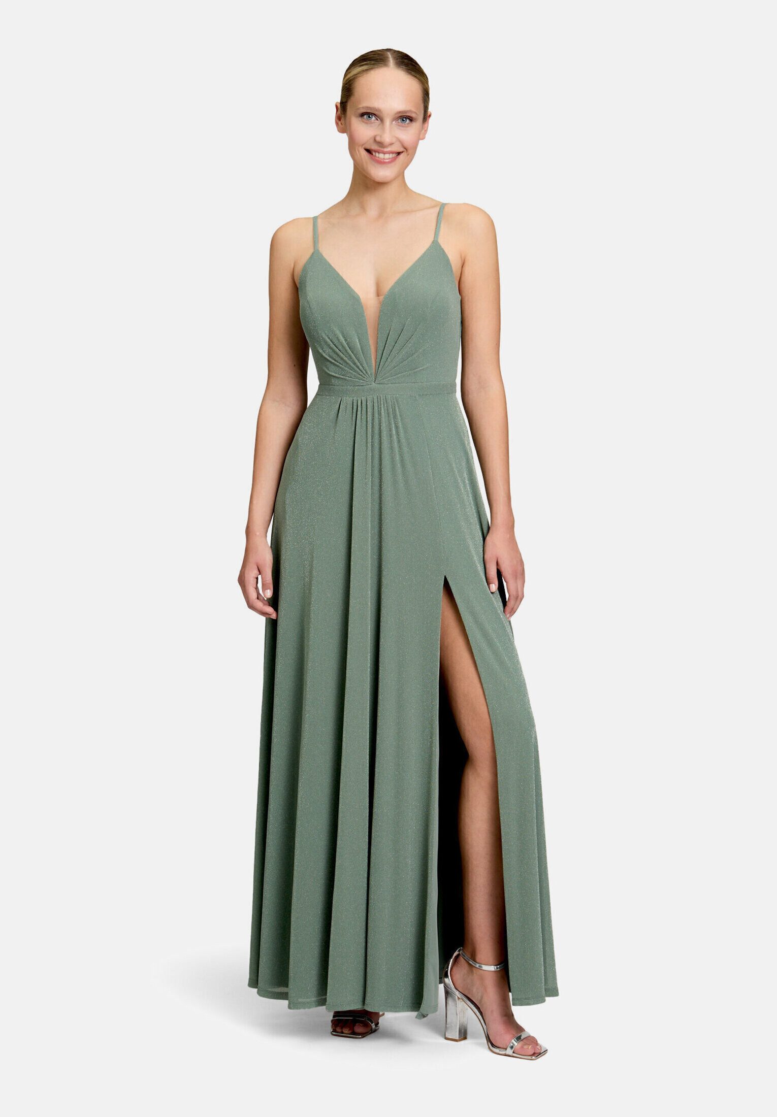 Vera Mont Abendkleid Damen mit Lurexfaden