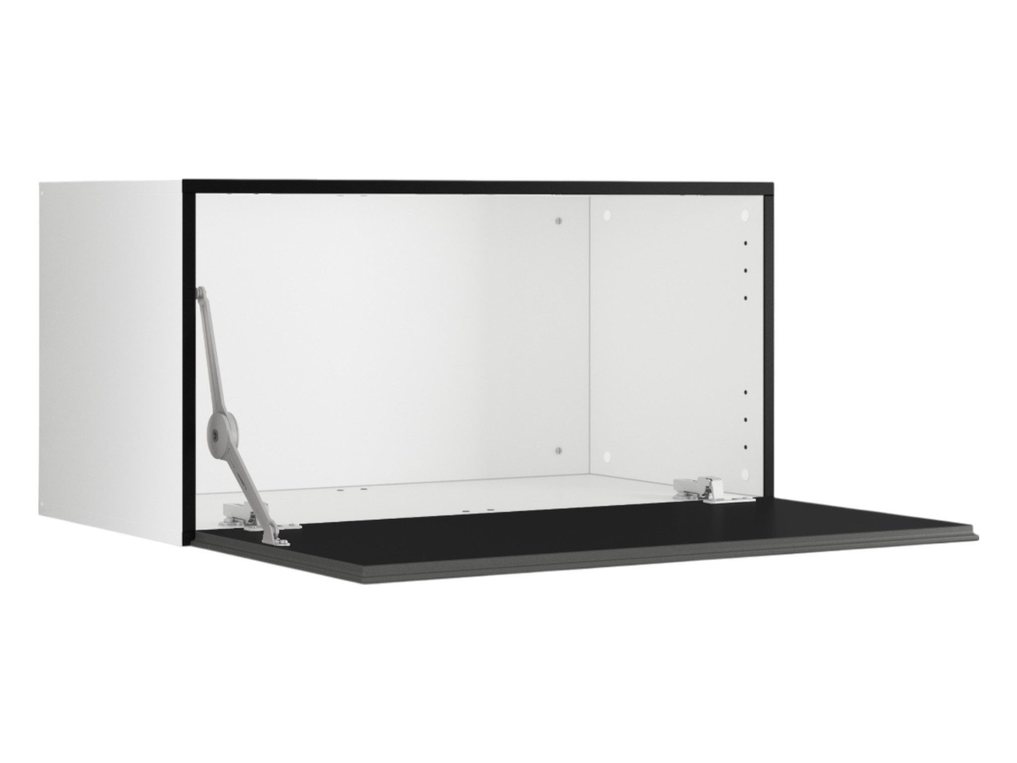 moebel-dich-auf Wohnwand VARIANTO 4, (4- teilig., besteht aus 4x Schrank mit Klappe), MDF Fronten tiefgezogen, Softclose
