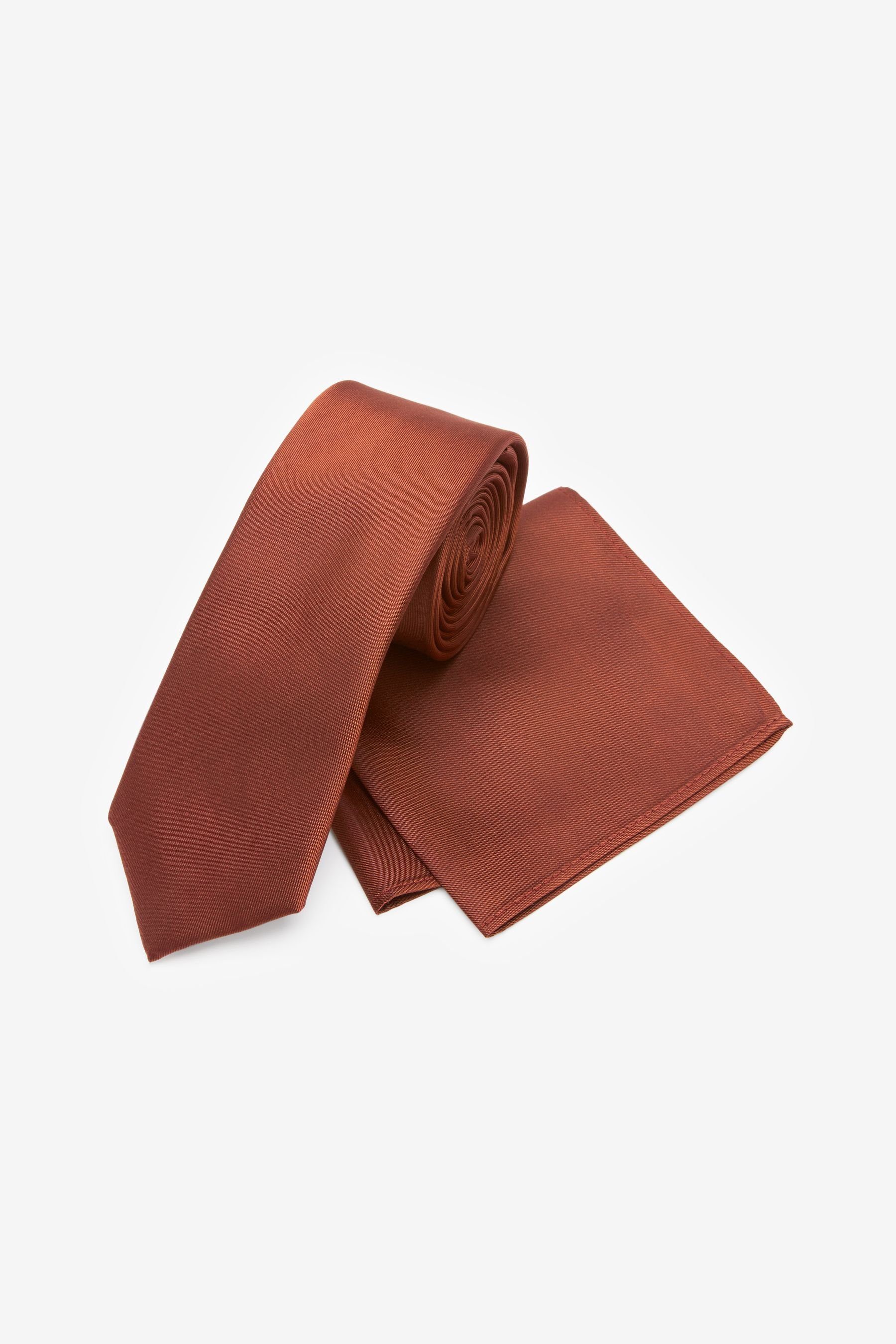 Next Krawatte Hochzeitsset: Seidenkrawatte und Einstecktuch-Slim günstig online kaufen