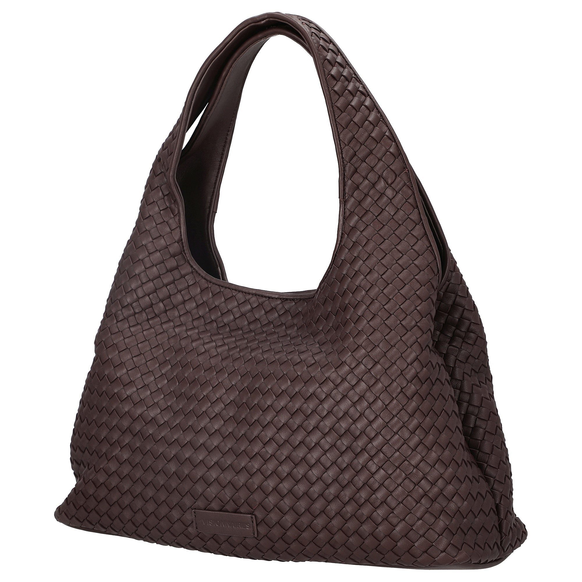 Les Visionnaires Shopper Paz Weave Silky - Shopper 45 cm (aubergine) – Bild 2 von 5