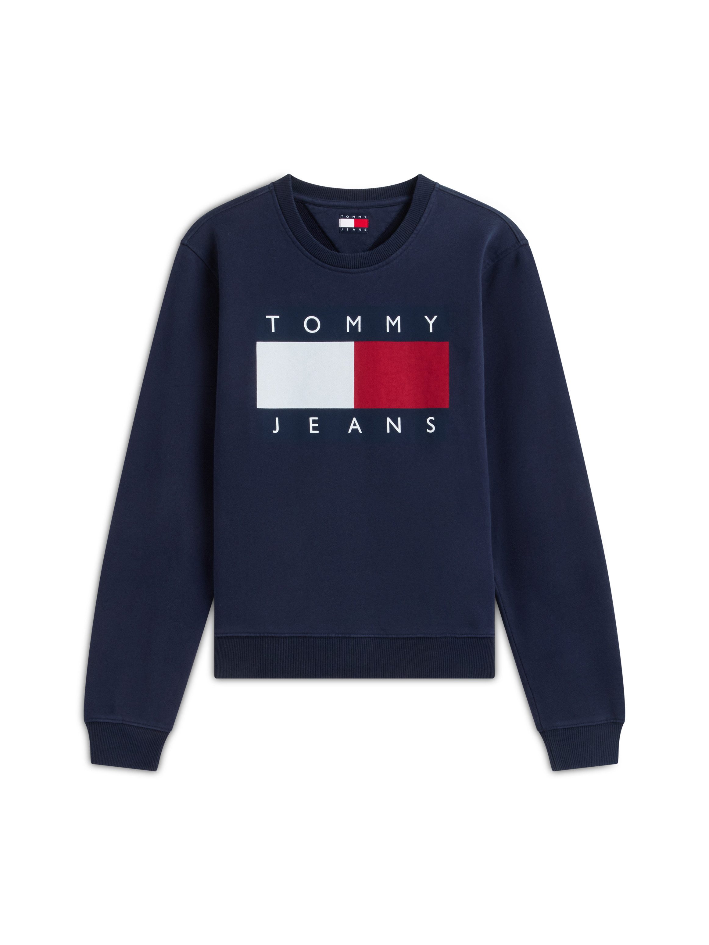 Tommy Jeans Sweatshirt TJW REG FLAG CREW Baumwolle – Bild 5 von 5