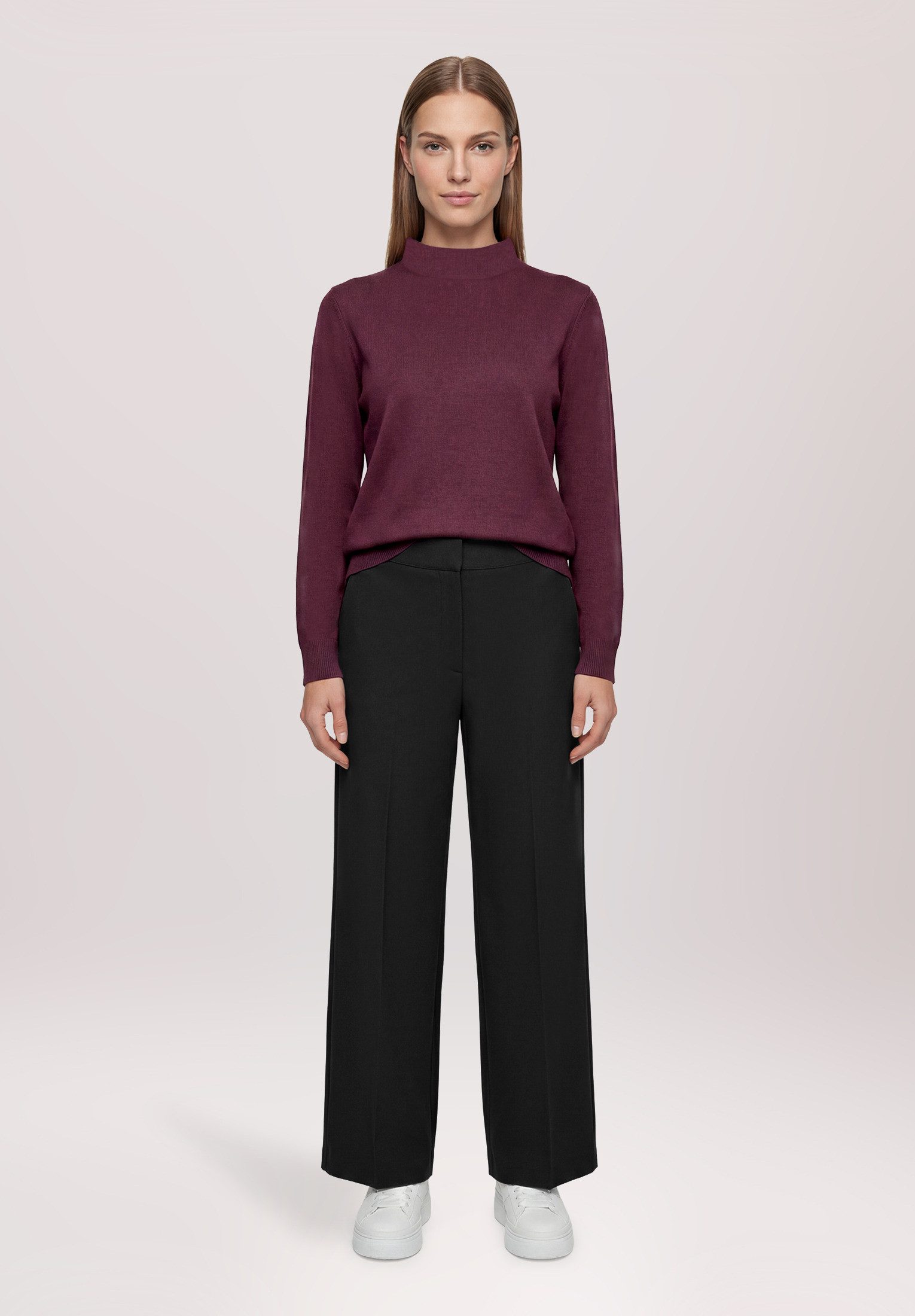 Betty Barclay Strickpullover Damen mit Stehkragen (1-tlg)