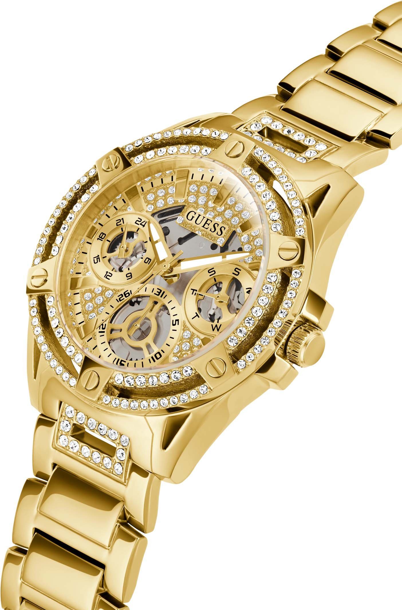 Guess Multifunktionsuhr QUEEN GW0464L2, Armbanduhr, Quarzuhr, Damenuhr