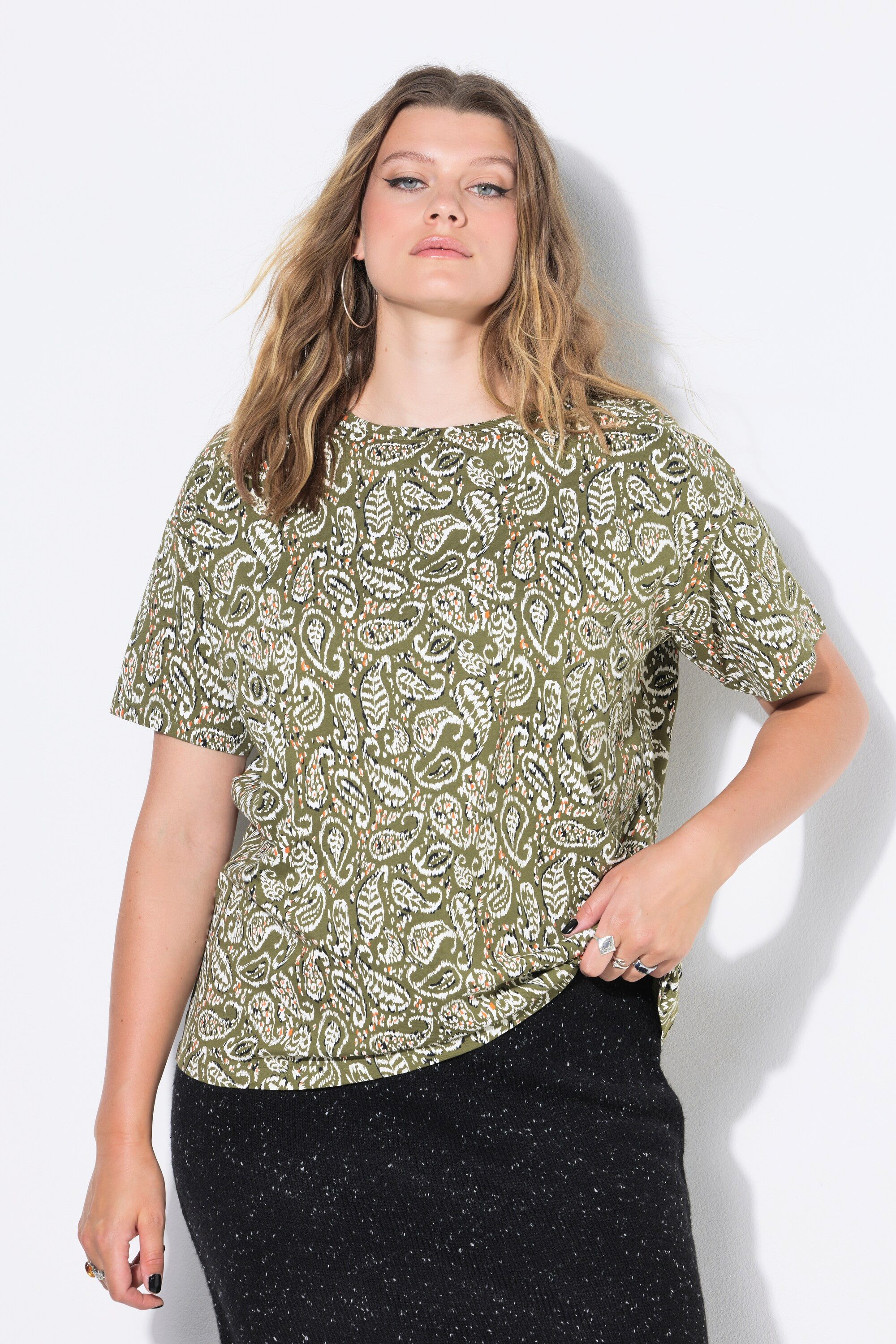 Studio Untold T-Shirt T-Shirt oversized Paisley günstig online kaufen