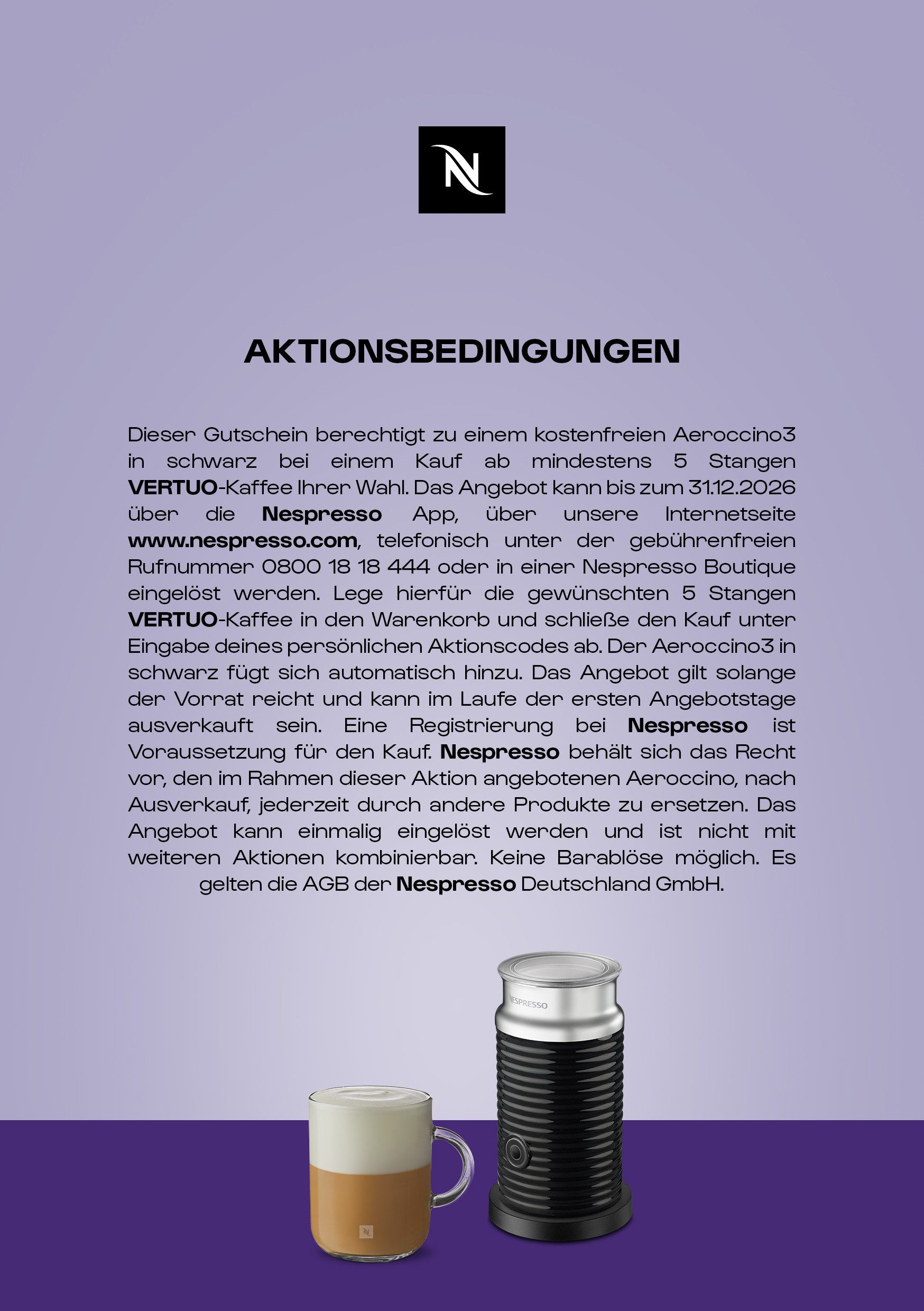 NESPRESSO Kapselmaschine Vertuo Next ENV 120.W von DeLonghi, White