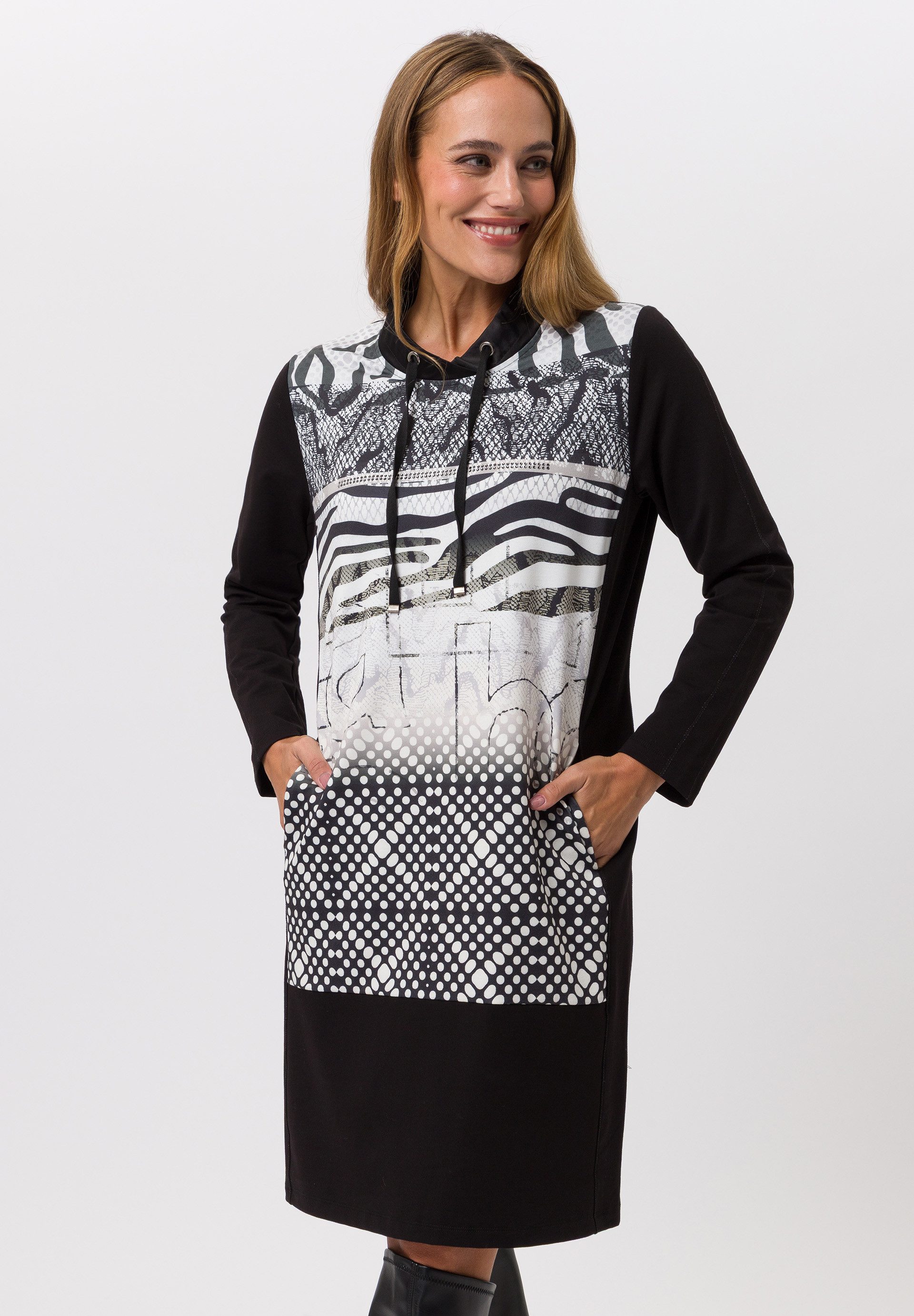 TUZZI Midikleid mit Statement-Print