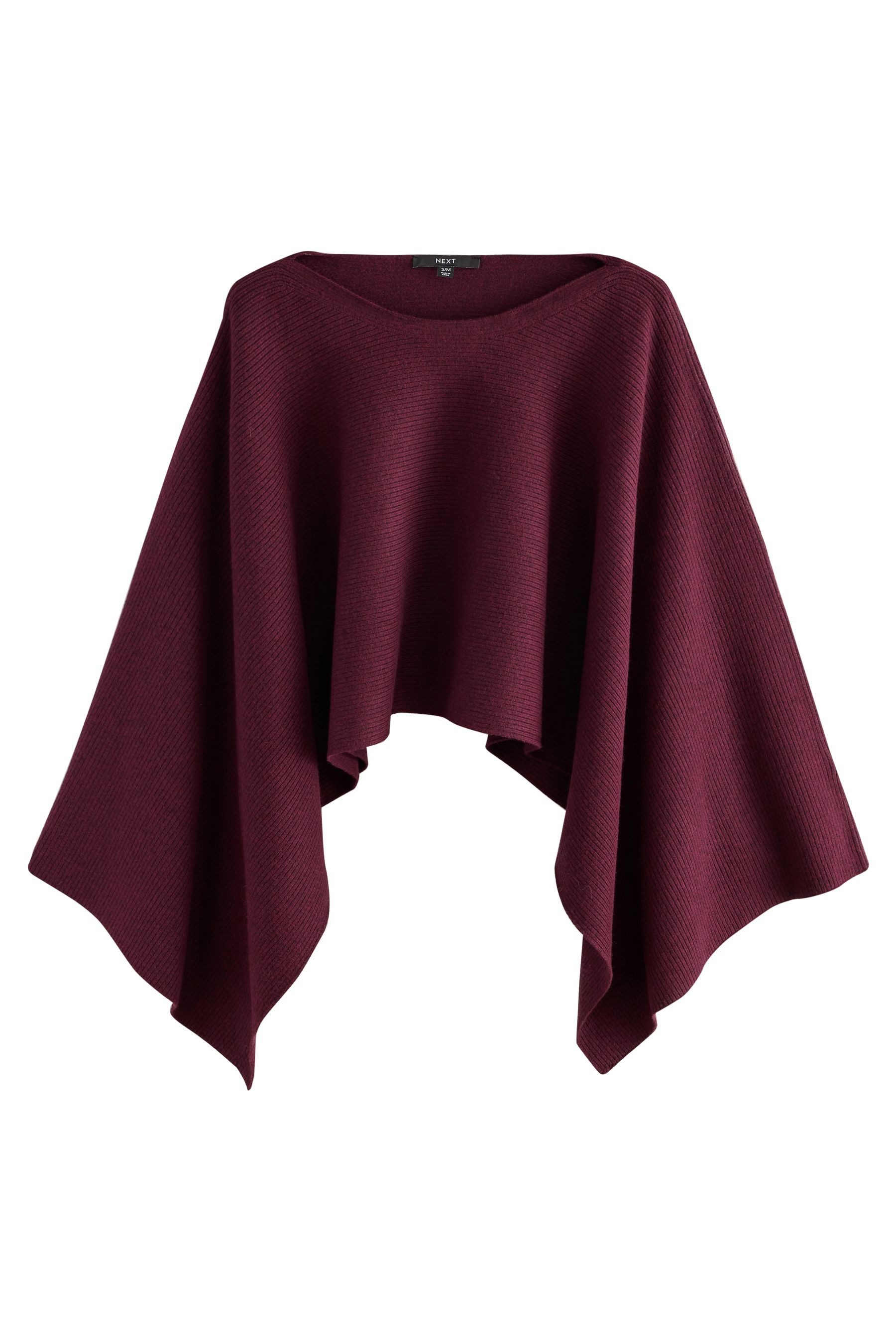 Next Cape Superweicher Cape-Pullover mit Kerbausschnitt und (1-St)