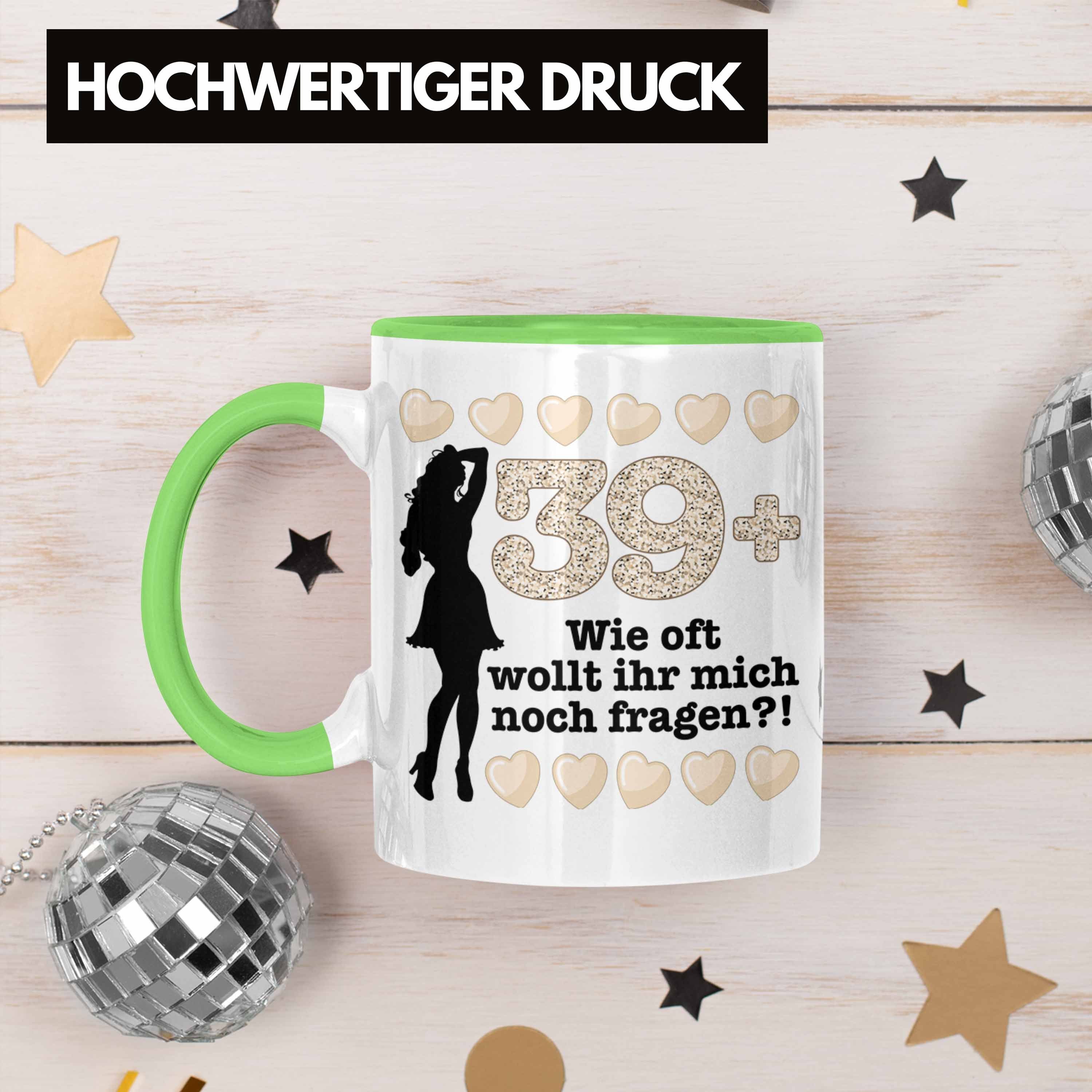 Mama Grün 40er Geburtstag Trendation Tasse Geschenkidee Tasse Spruch Perfektion Geschenk - 40. Frauen Mutter Trendation Geburtstag