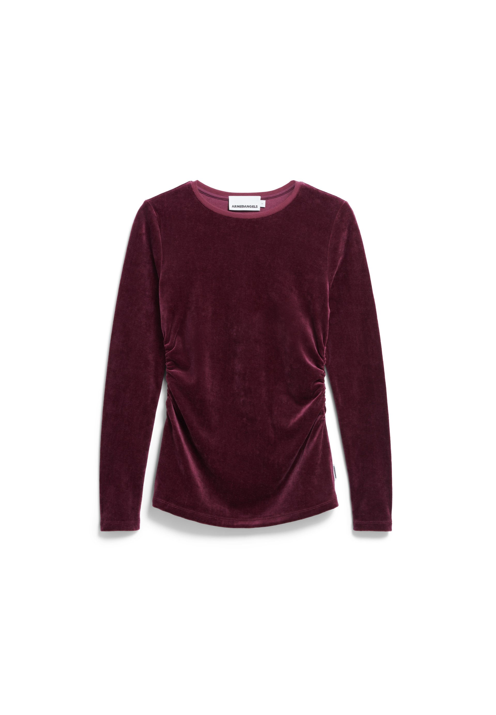 Longsleeve ADAAJA LORA VELVET Longsleeve aus Bio-Baumwoll Mix