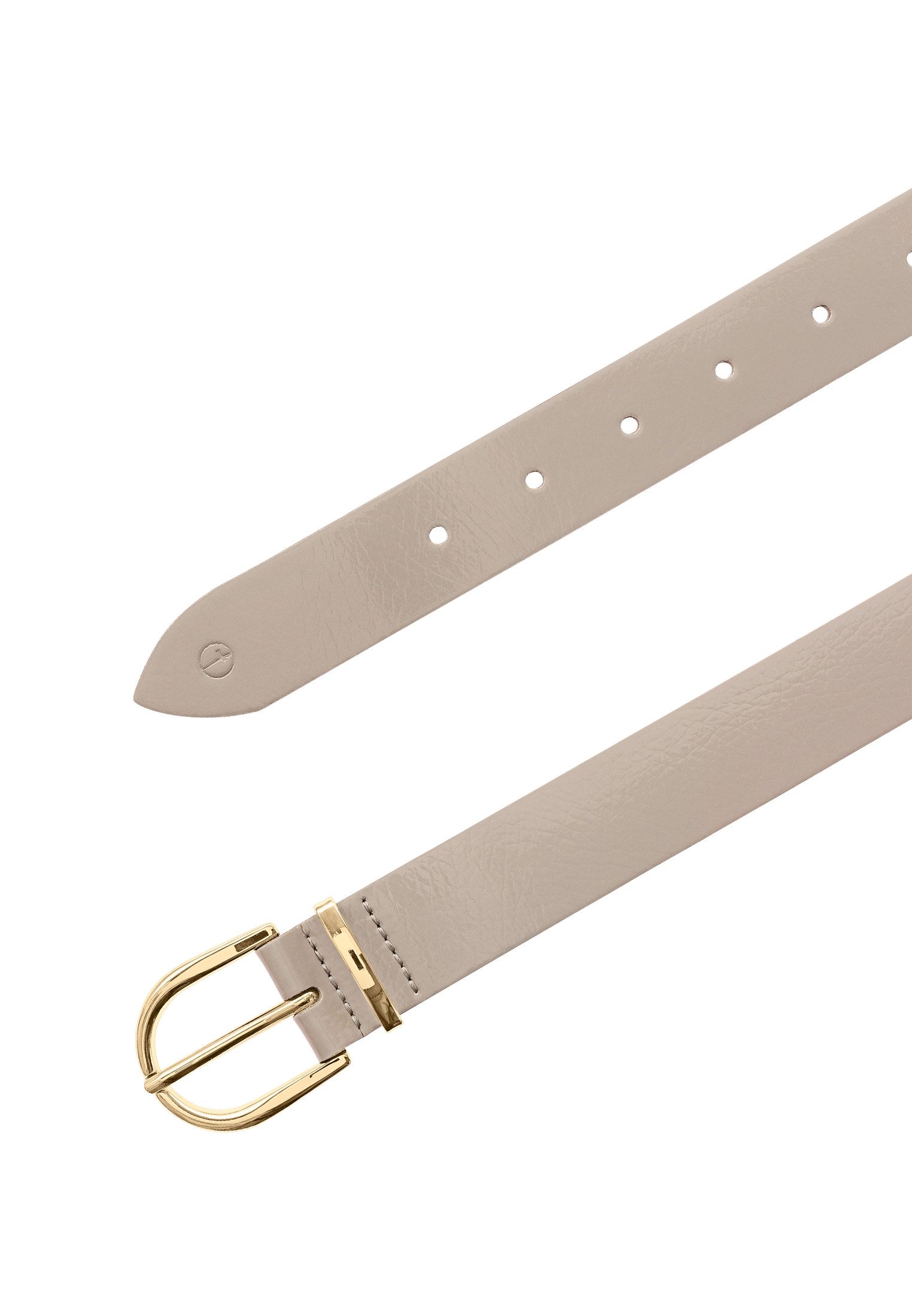 Tamaris Ledergürtel "Ellen Gold" mit 3 cm Breite, in glänzendem Goldton, unifarben – Bild 3 von 4
