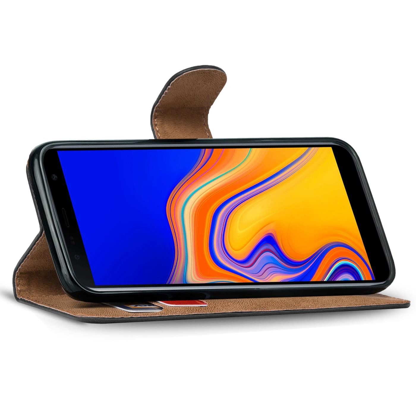 CoolGadget Handyhülle Book Case Handy Tasche für Samsung Galaxy A7 2018 6 Zoll, Hülle Klapphülle Flip Cover für Samsung A7 2018 Schutzhülle stoßfest