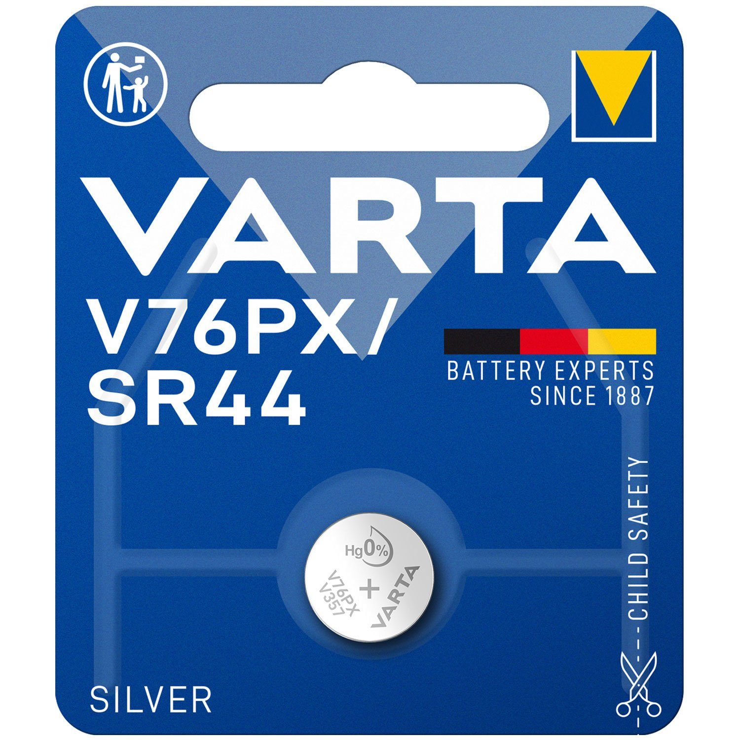 VARTA VARTA Fotobatterie V76PX Batterie, (1,6 Volt V)