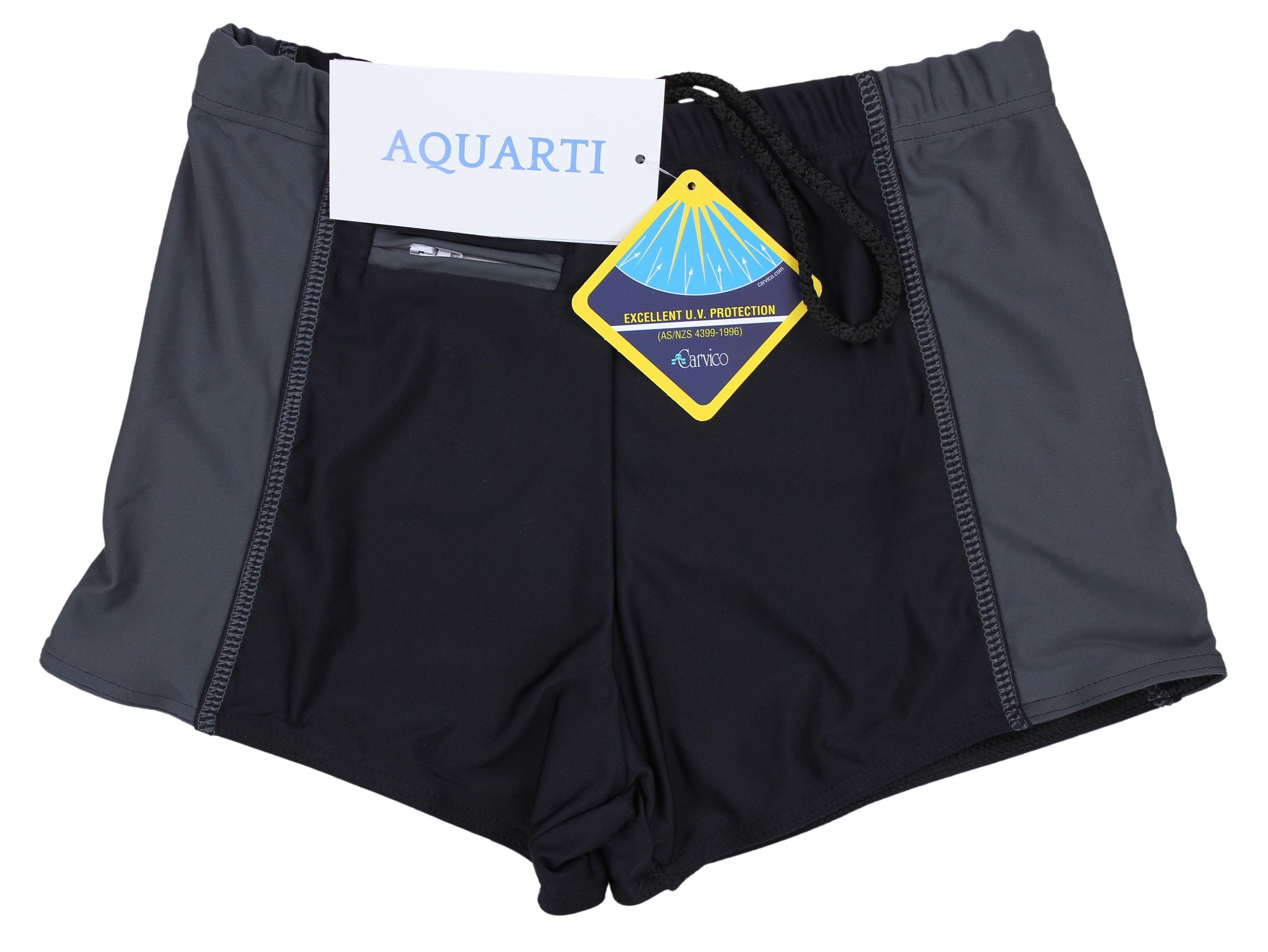 Aquarti Badepants Aquarti Herren Badehose mit Reißverschlusstasche Badeshorts