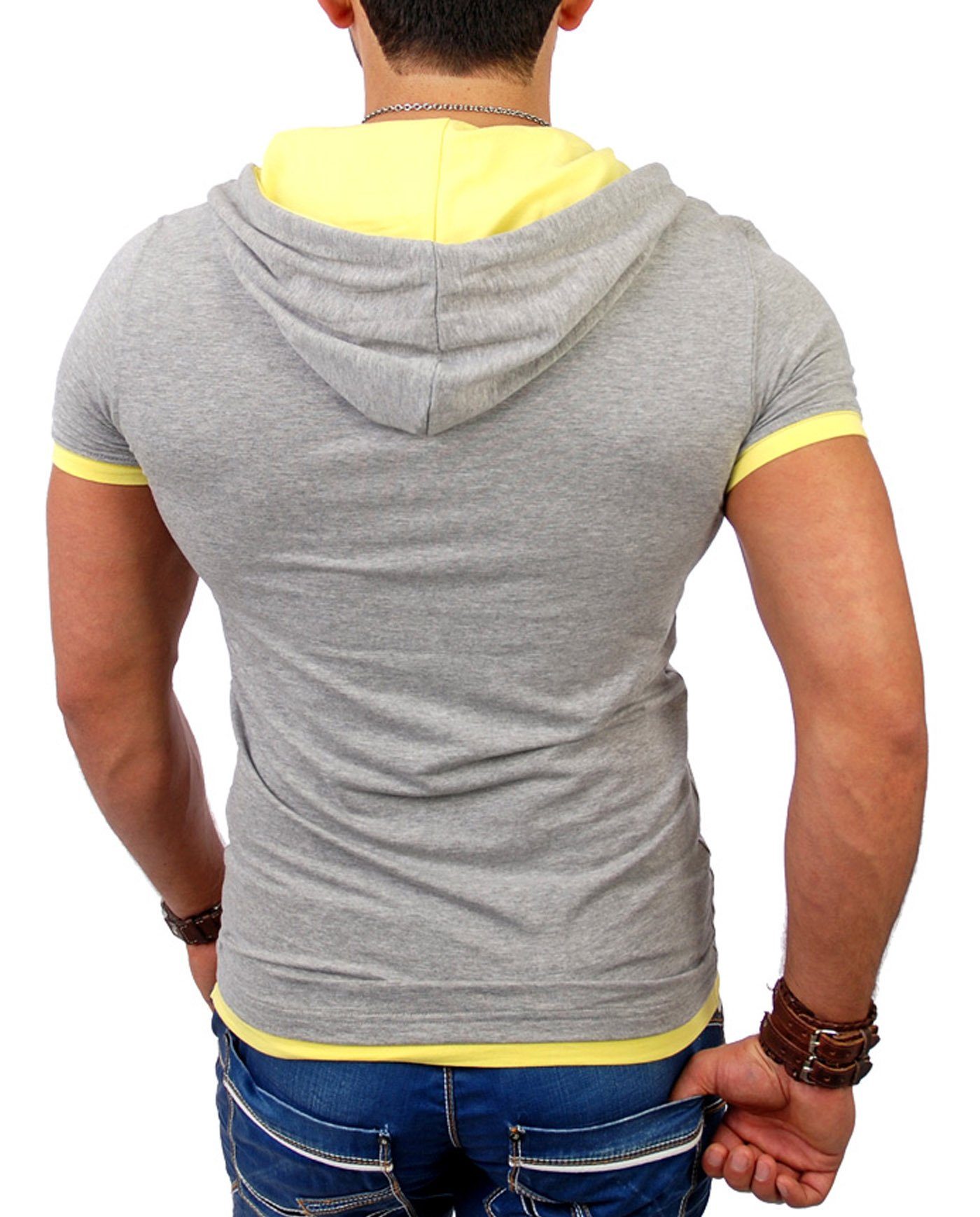 Reslad T-Shirt Reslad Herren Kapuzen T-Shirt günstig online kaufen