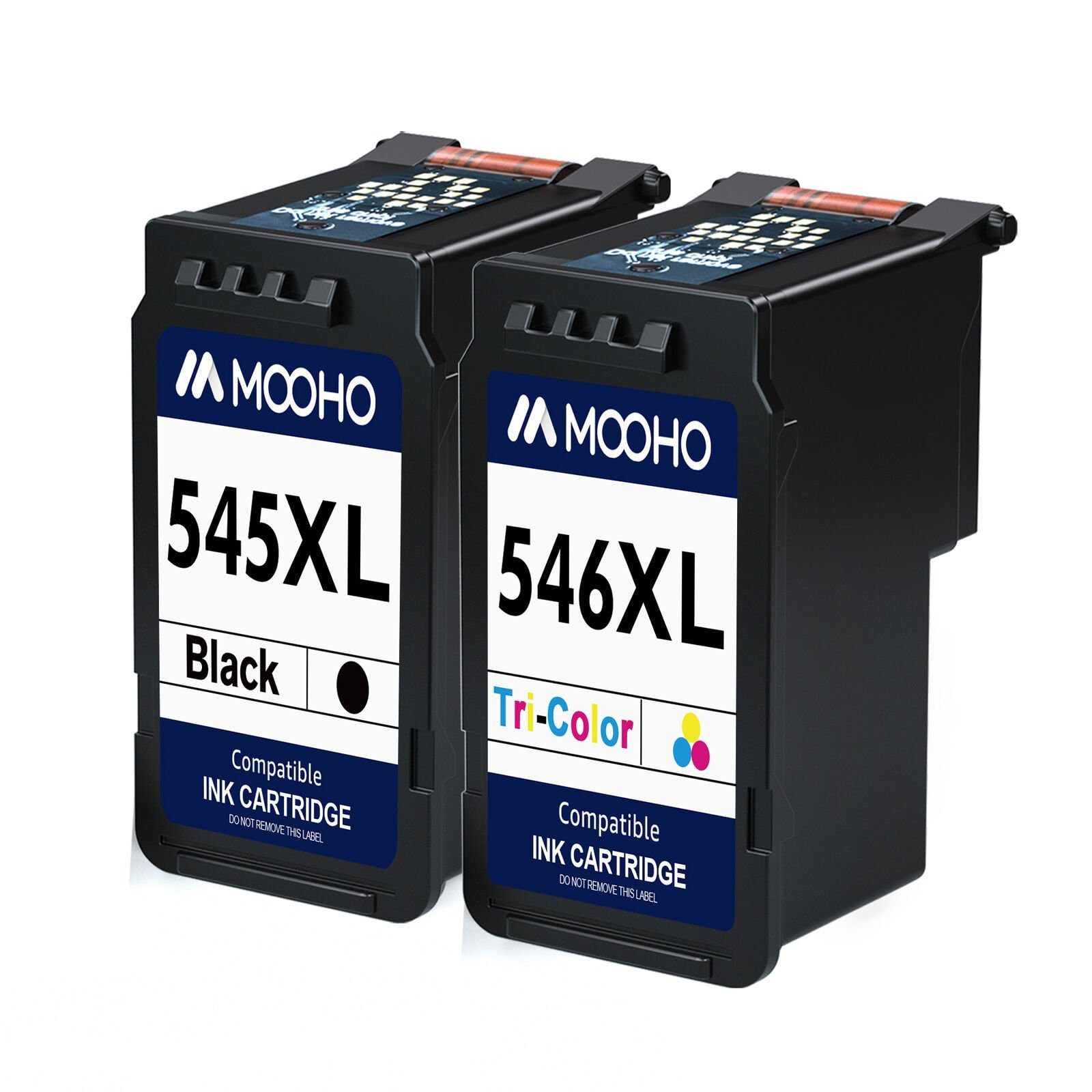 MOOHO ersetzt PG 545 für CANON CL-546XL 545XL Multipack Dreifarbig Farbe Tintenpatrone (PIXMA MX495 TR4550 TS3350 TS3450 TS3150 TS3151 TS3351, 2-tlg)