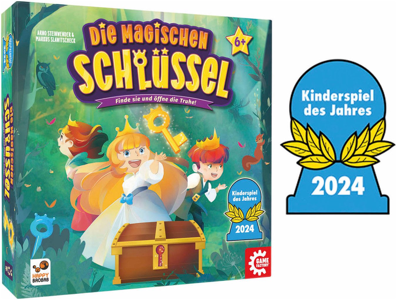 Game Factory Spiel Die Magischen Schlüssel, Kinderspiel