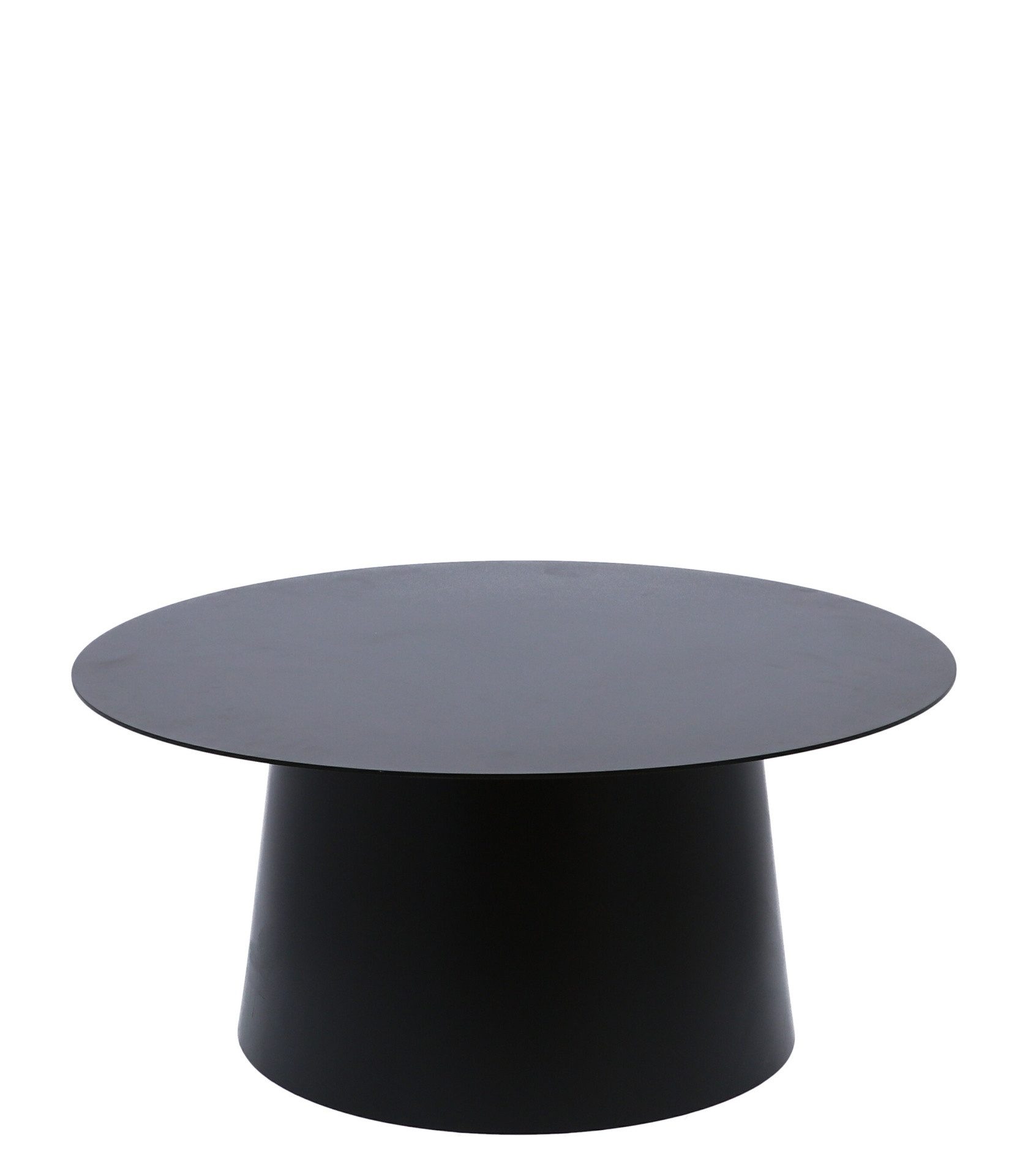 jankurtz Beistelltisch Feel aus Aluminium, Schwarz, Ø 80 cm