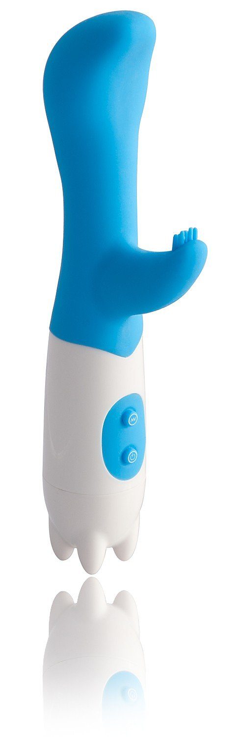 extra G-Punkt-Vibrator G-Spot Sextoy mit Klitorisstimulation, Vibrator milami Klitorisstimulation mit blau extra