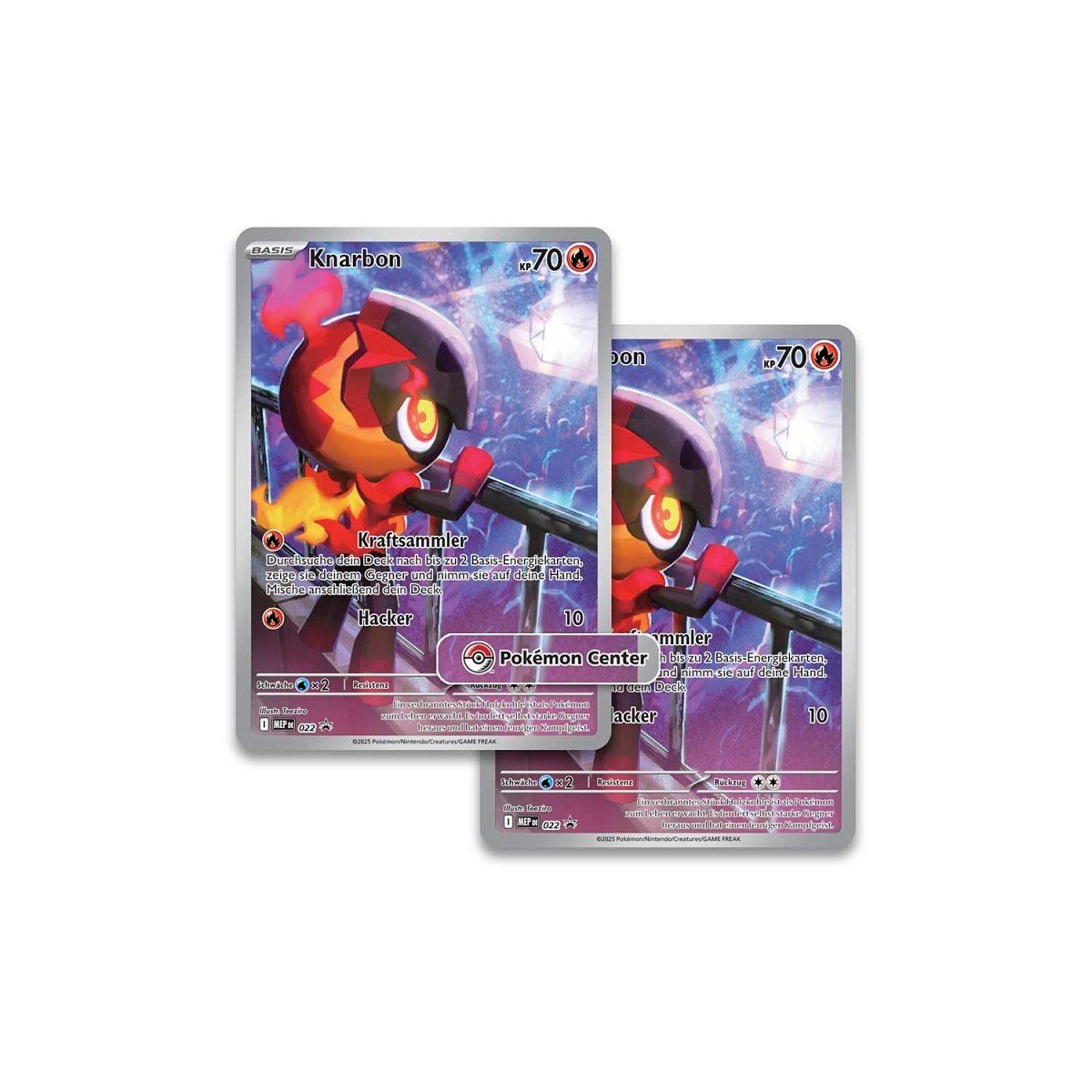 The Pokémon Company Sammelkarte Pokemon ME Fatale Flammen Top-Trainer Box Pokemon Center Deutsch