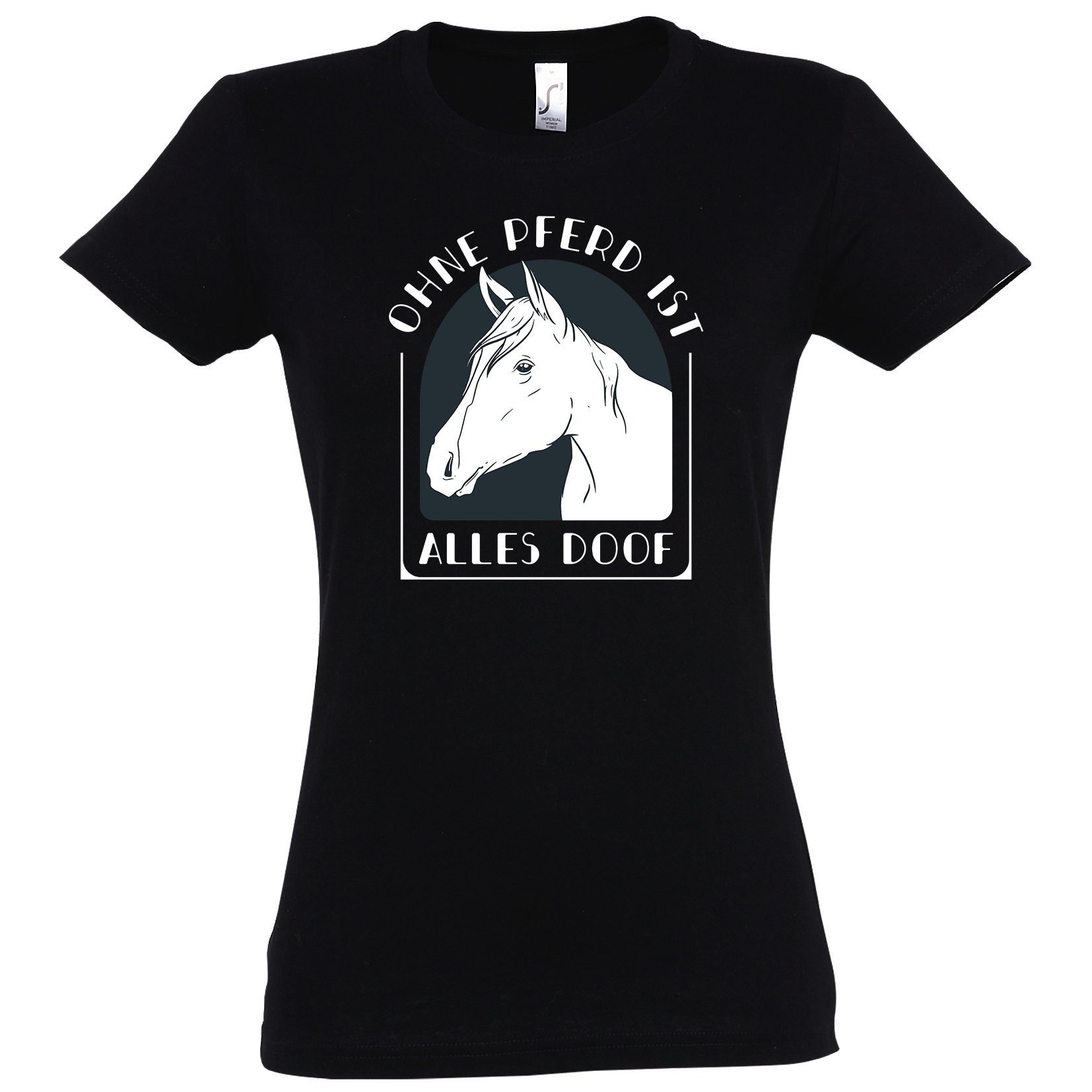 Youth Designz T-Shirt Ohne Pferd ist alles Doof Damen Shirt mit modischem P günstig online kaufen