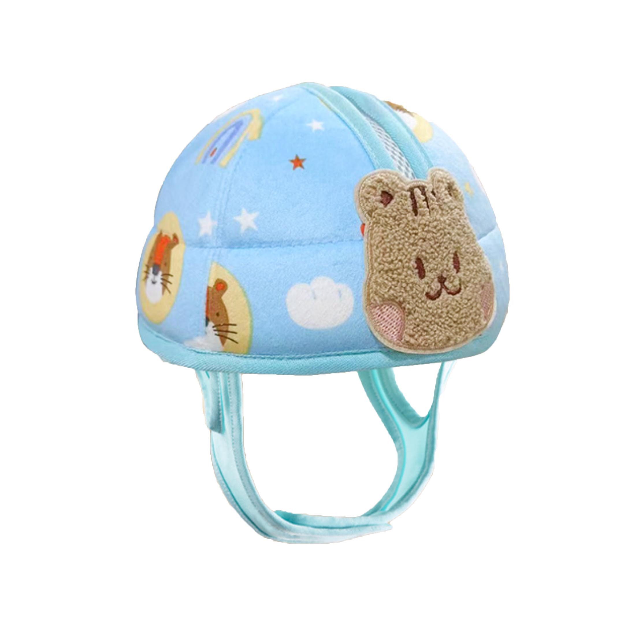 KINSI Kinderhelm Baby-Kleinkind-Kopfschutz, Sturzmütze, Sturzhelm, atmungsaktiv