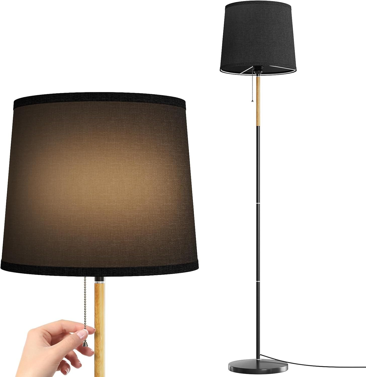 TLGREEN Stehlampe LED Stehleuchte,Wohnzimmerlampe, Stehlampe Leinen günstig online kaufen