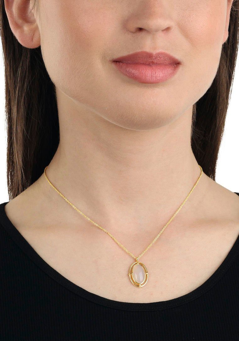 Noelani Kette mit Anhänger Amulett, 2036986, mit Achat