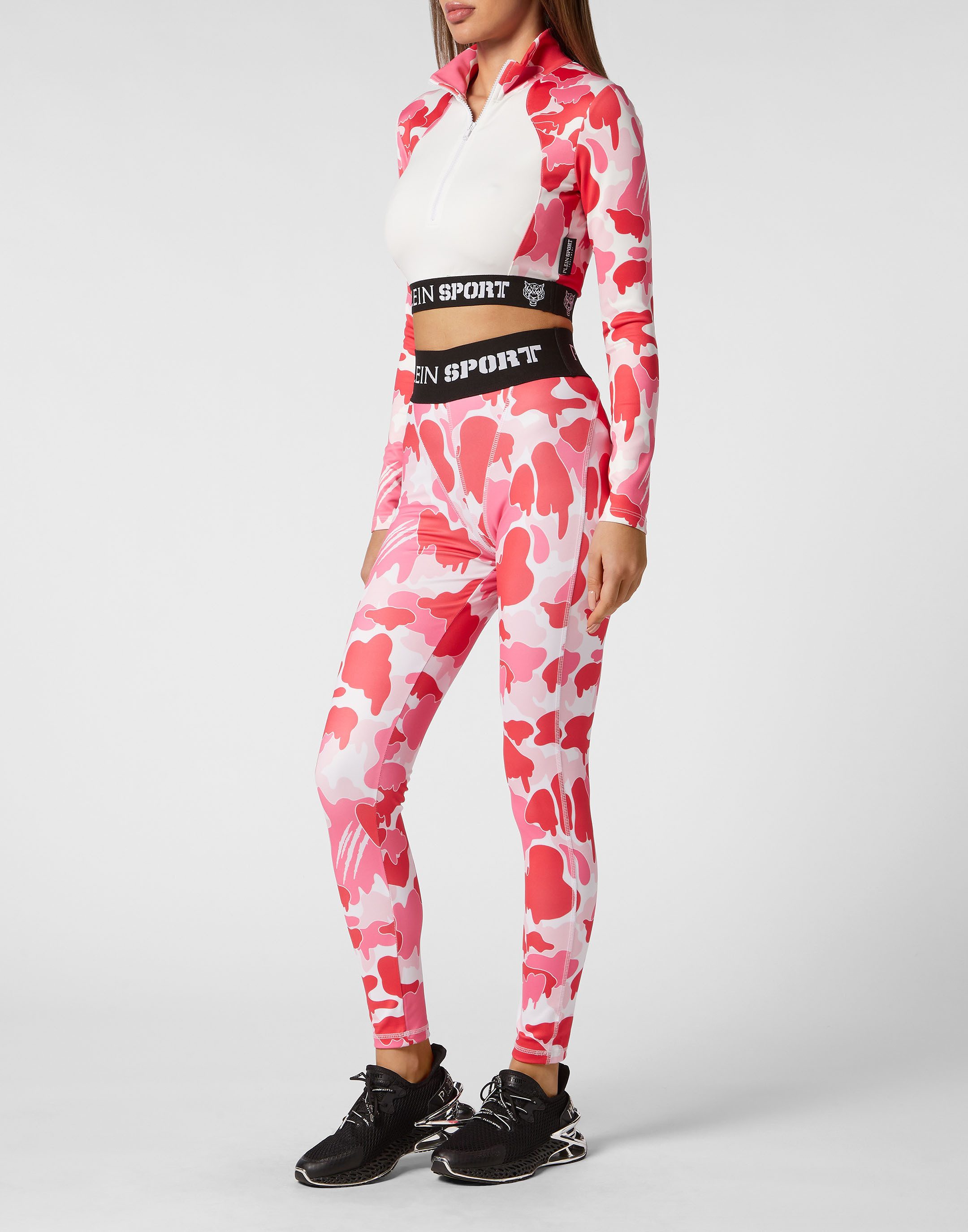 PLEIN SPORT Leggings Camouflage
