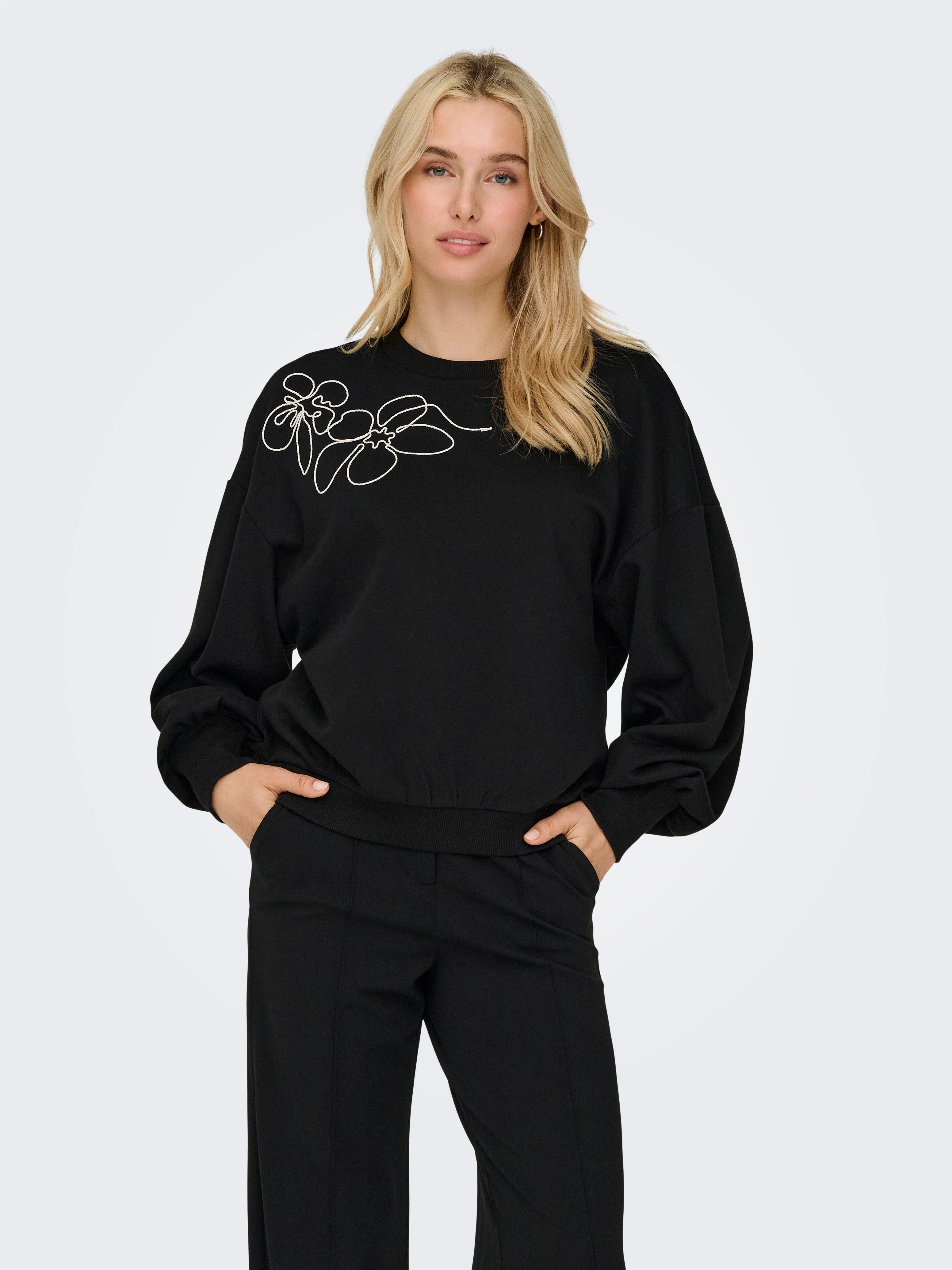 ONLY Sweatshirt ONLBROOK L/S PEARL DETAIL günstig online kaufen