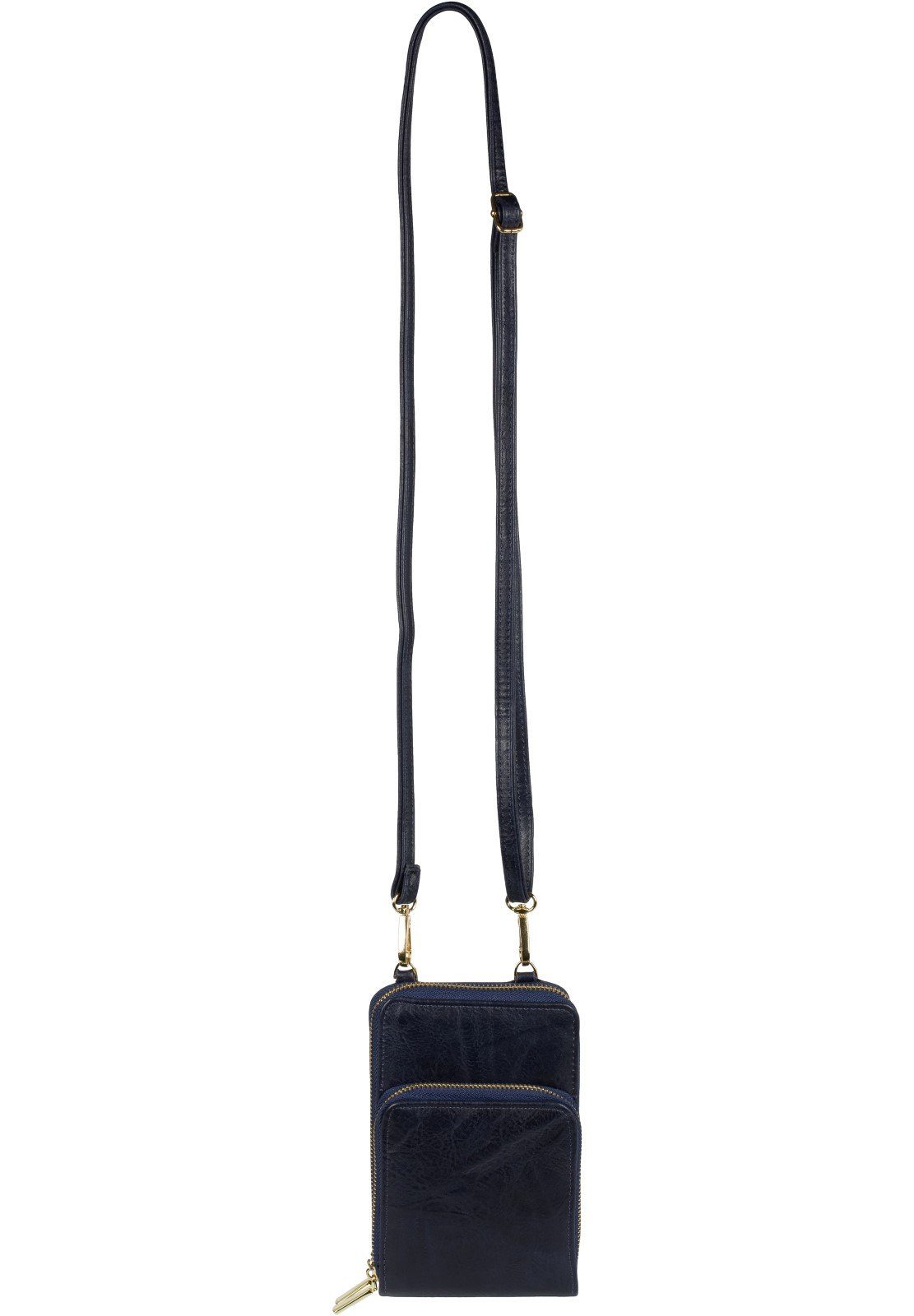 RFID Dunkelblau (1-tlg), Schutz Mini Einfarbig Bag - Mini Umhängetasche styleBREAKER