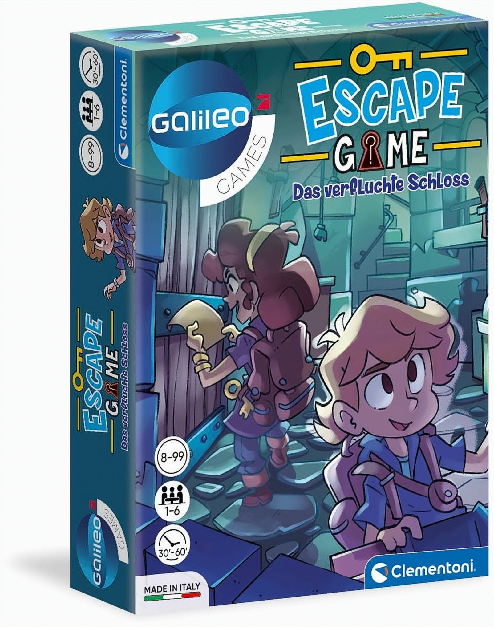 Clementoni® Spiel Escape Game - Das verfluchte Schloss