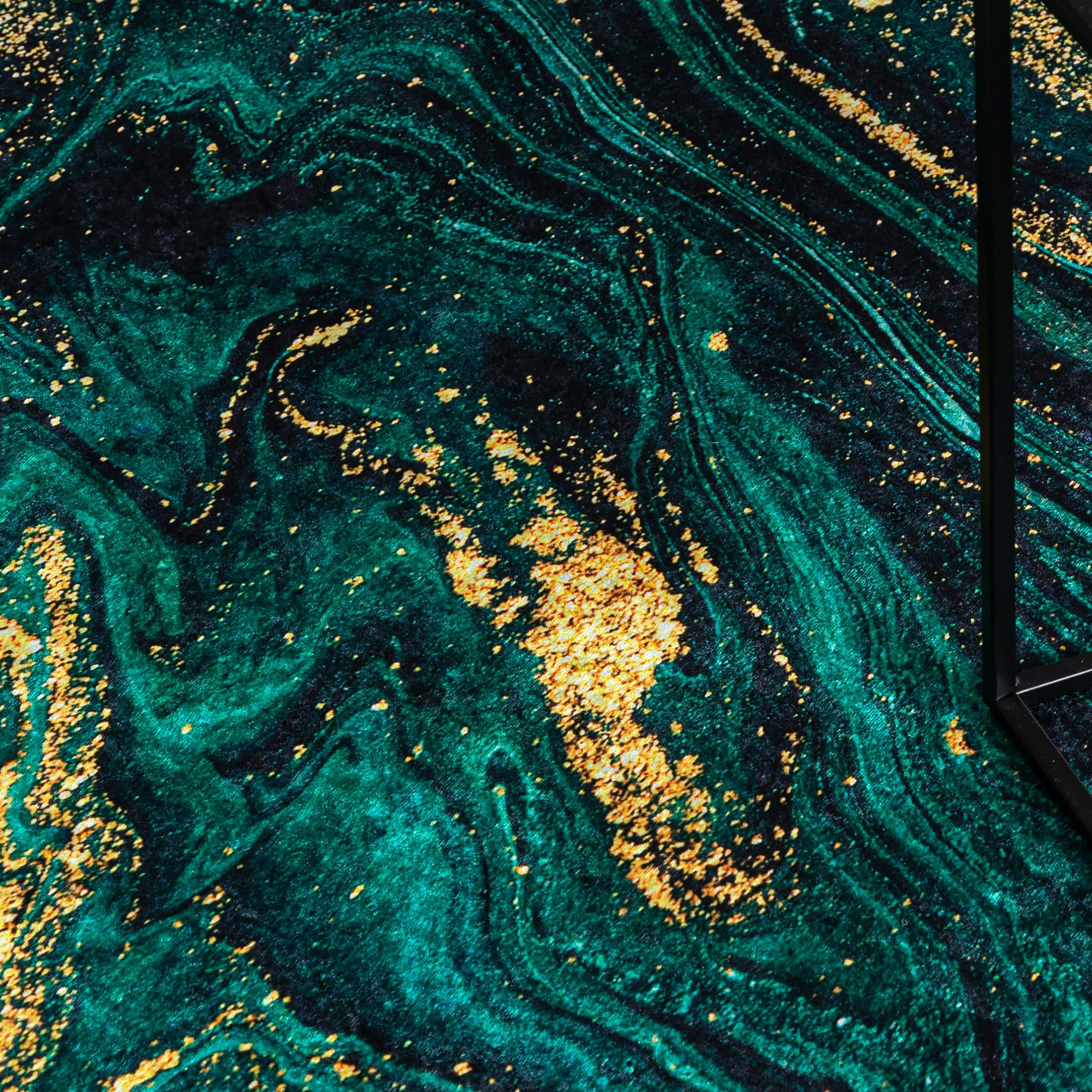 Mazovia Designteppich Modern Teppich für Wohnzimmer, Schlafzimmer, Esszimmer, 80 x 150 cm, Kurflor, Waschbar in Waschmaschine, Höhe 5 mm, Rutschfest