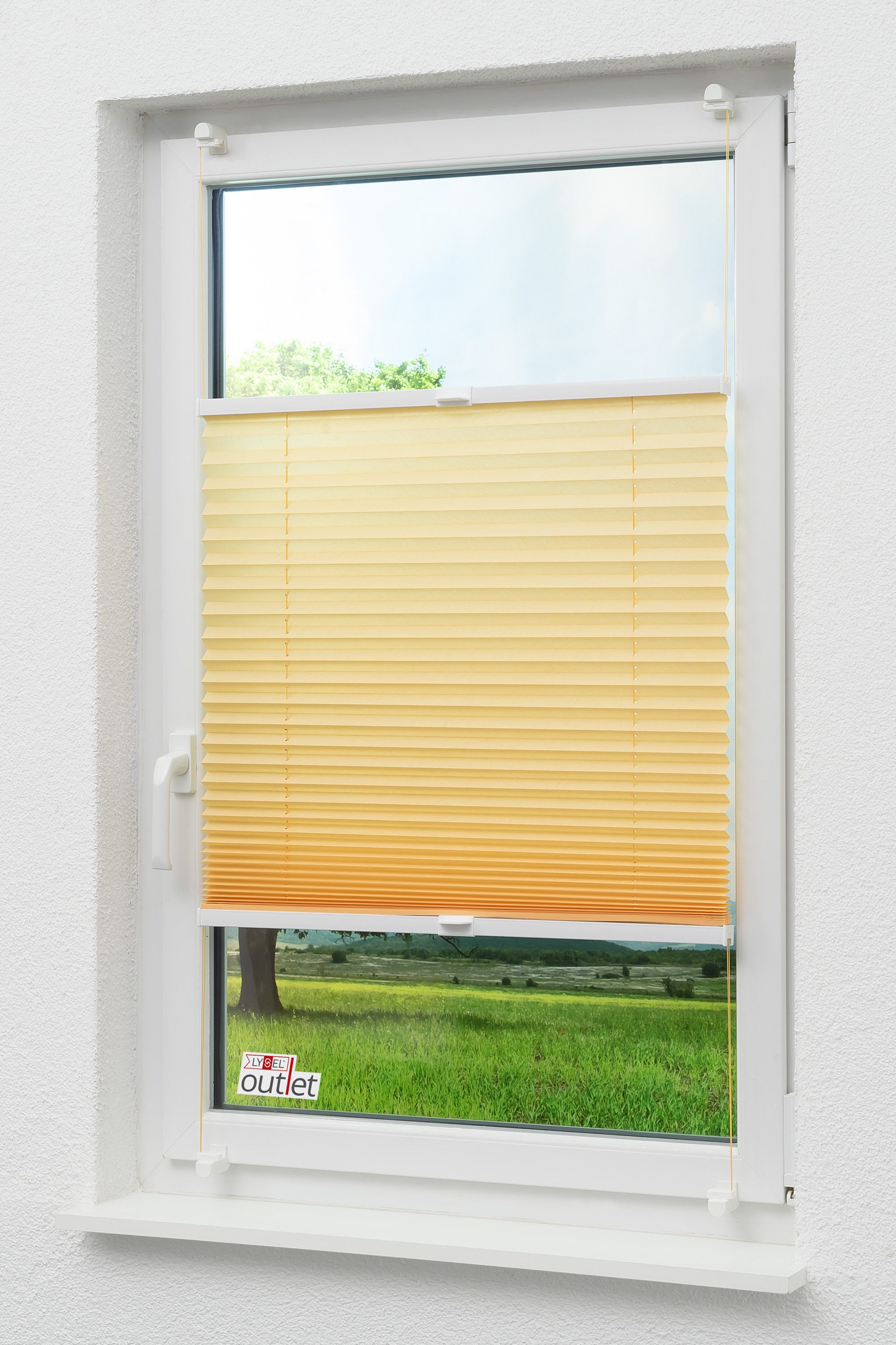 LYSEL® Plissee Select Hellgelb, blickdicht, HxB günstig online kaufen